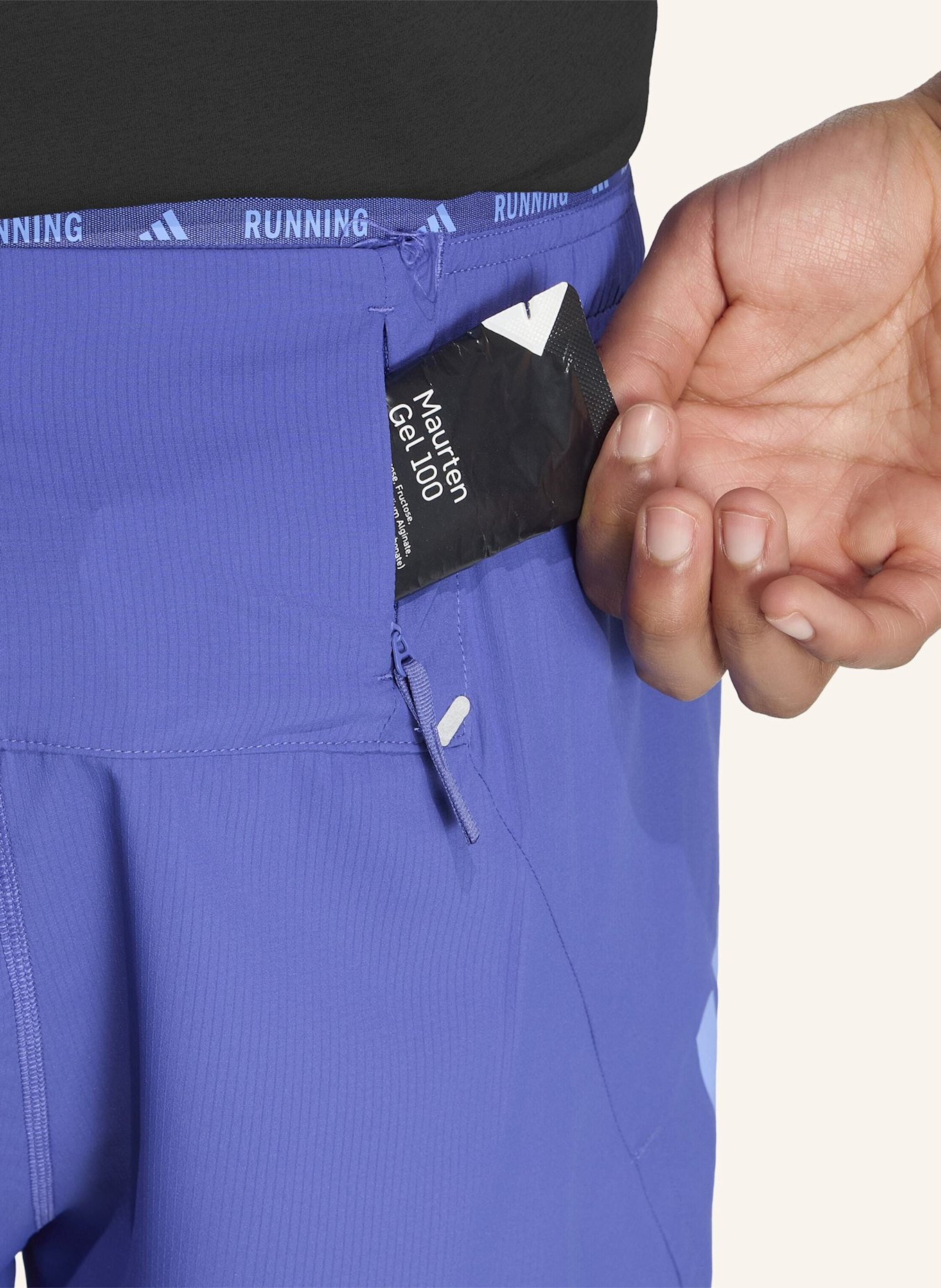 adidas 2-in-1-Laufshorts ADI365: DUNKELBLAU