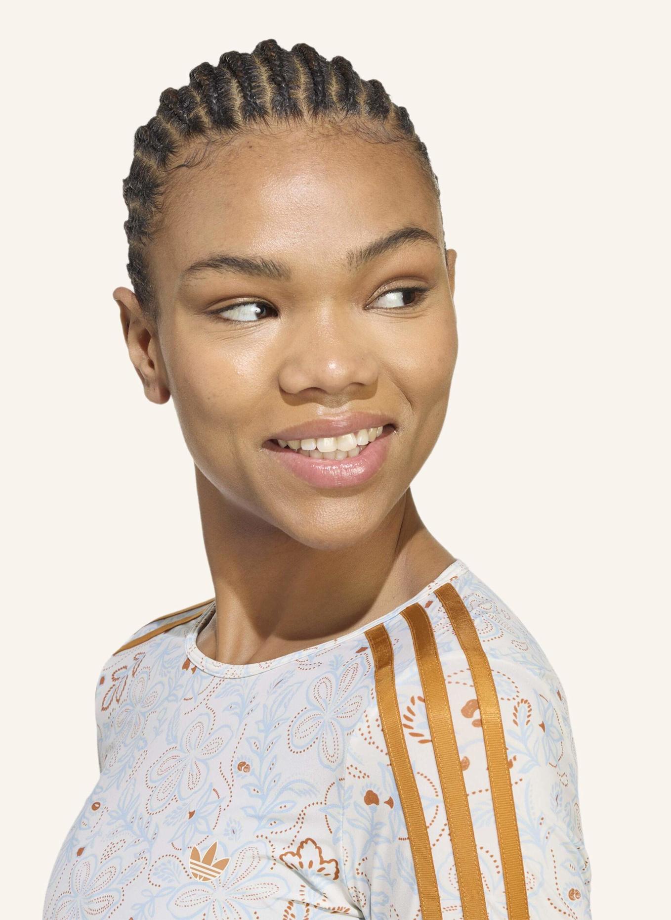 adidas Originals ADIDAS ORIGINALS SUMMER GLOW GRAFIK LONGSLEEVE, MESH: WEISS/ ORANGE