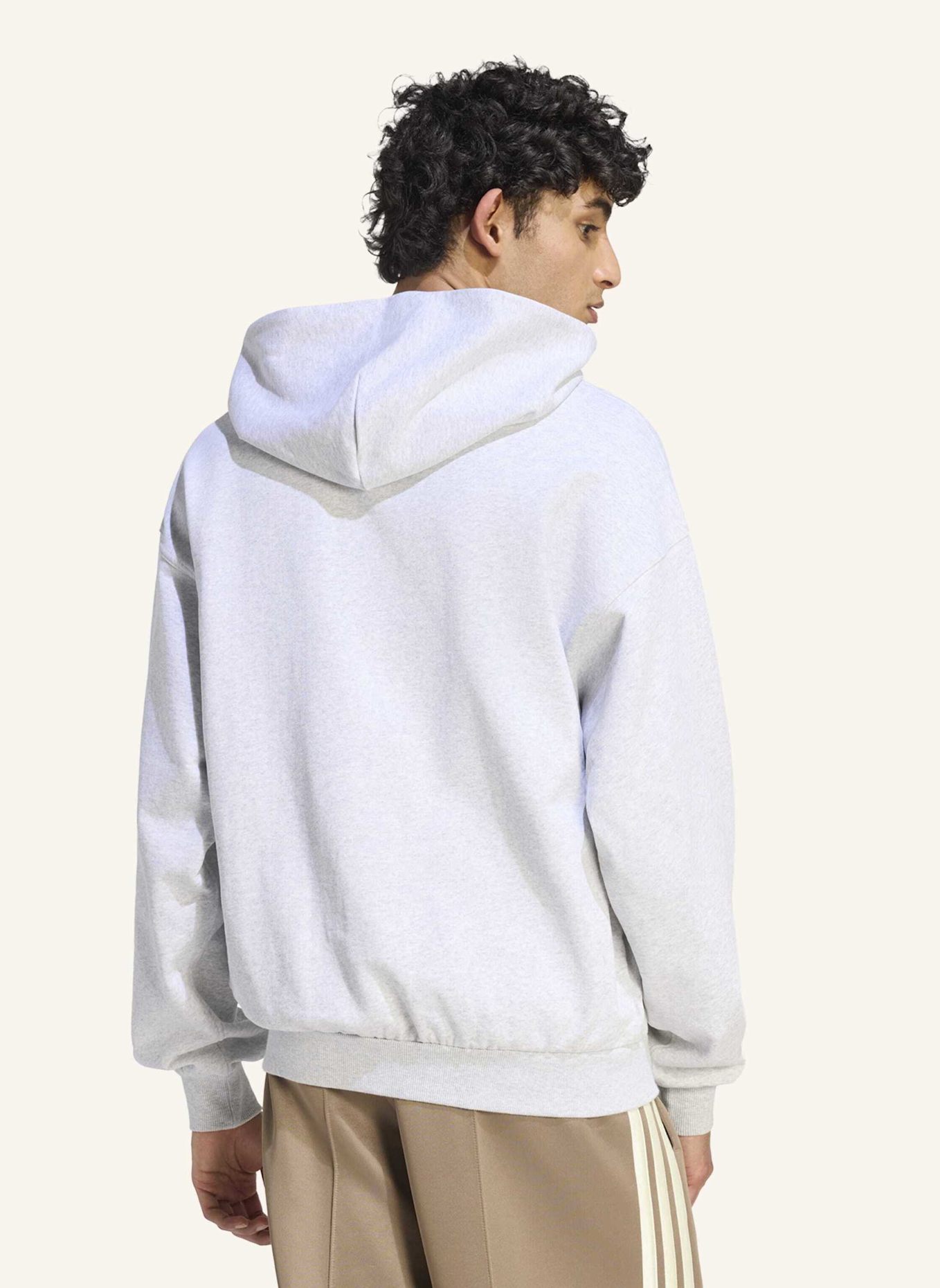 adidas ADIDAS KIT KAPUZENJACKE, KLEINES LOGO: GRAU
