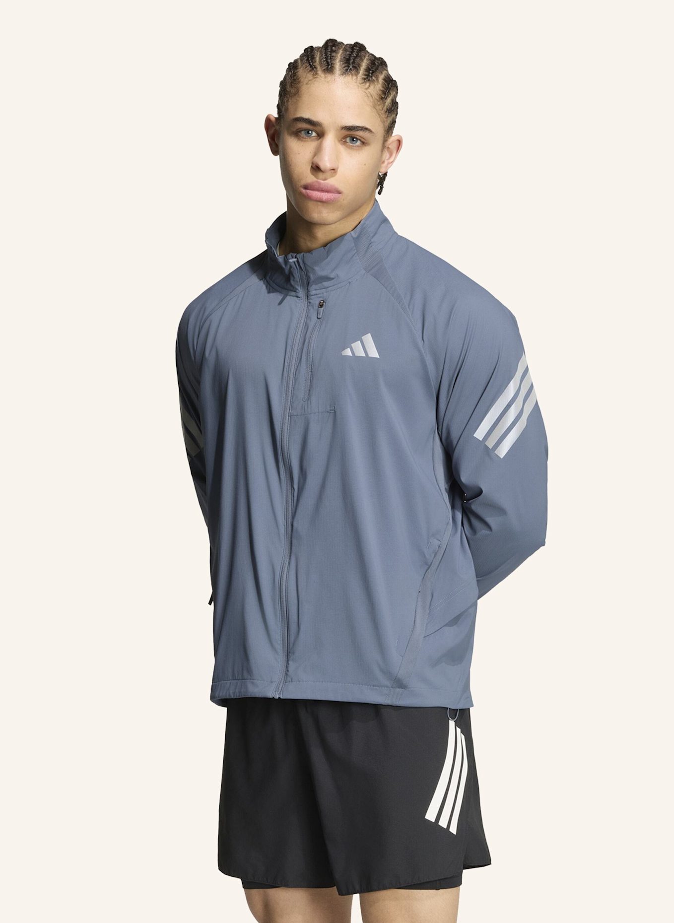 adidas ADI365 FORMOTION JACKE: SCHWARZ/ SILBER