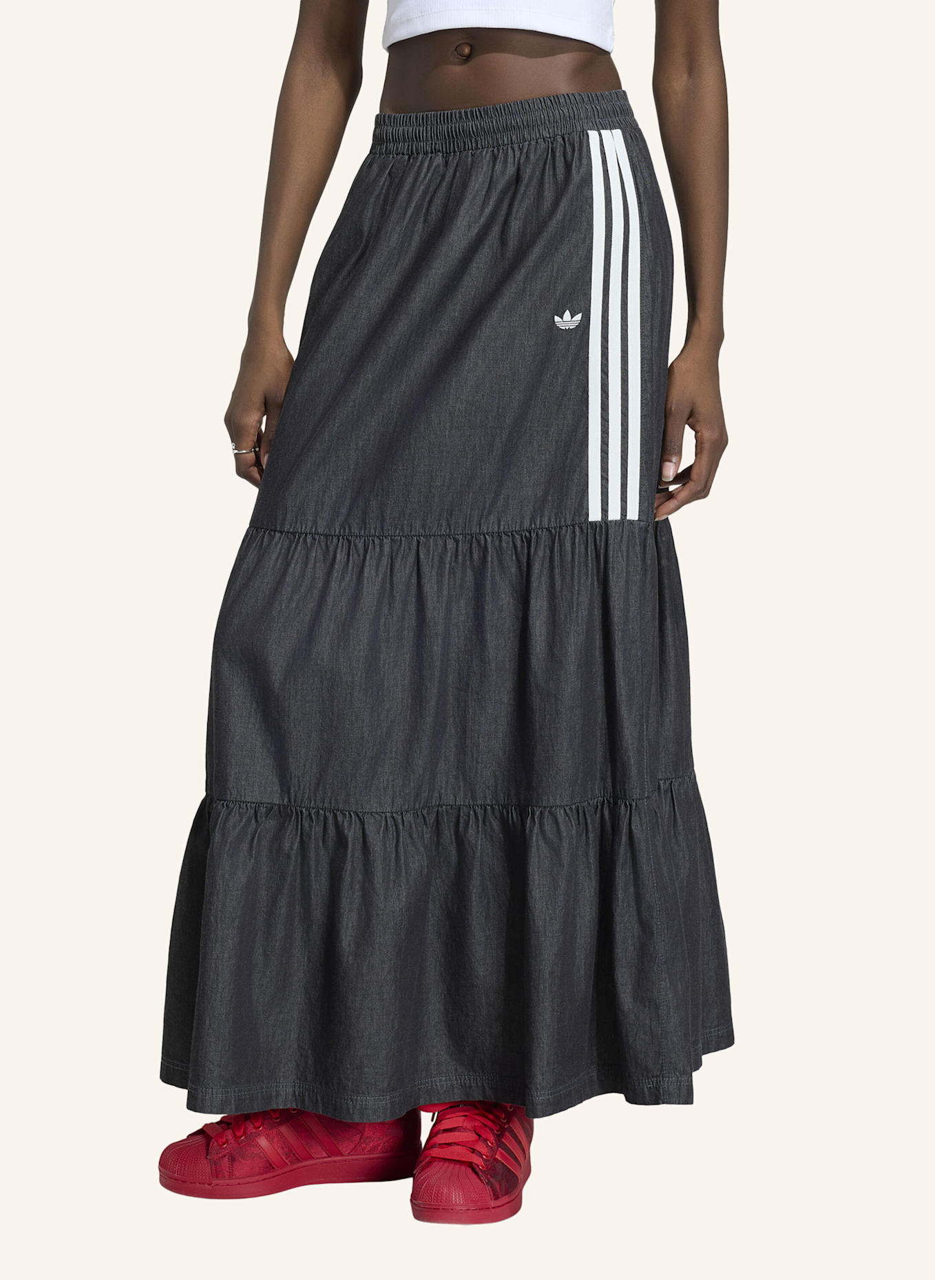 adidas Originals Jeansrock ADIDAS ORIGINALS SUMMER GLOW: SCHWARZ