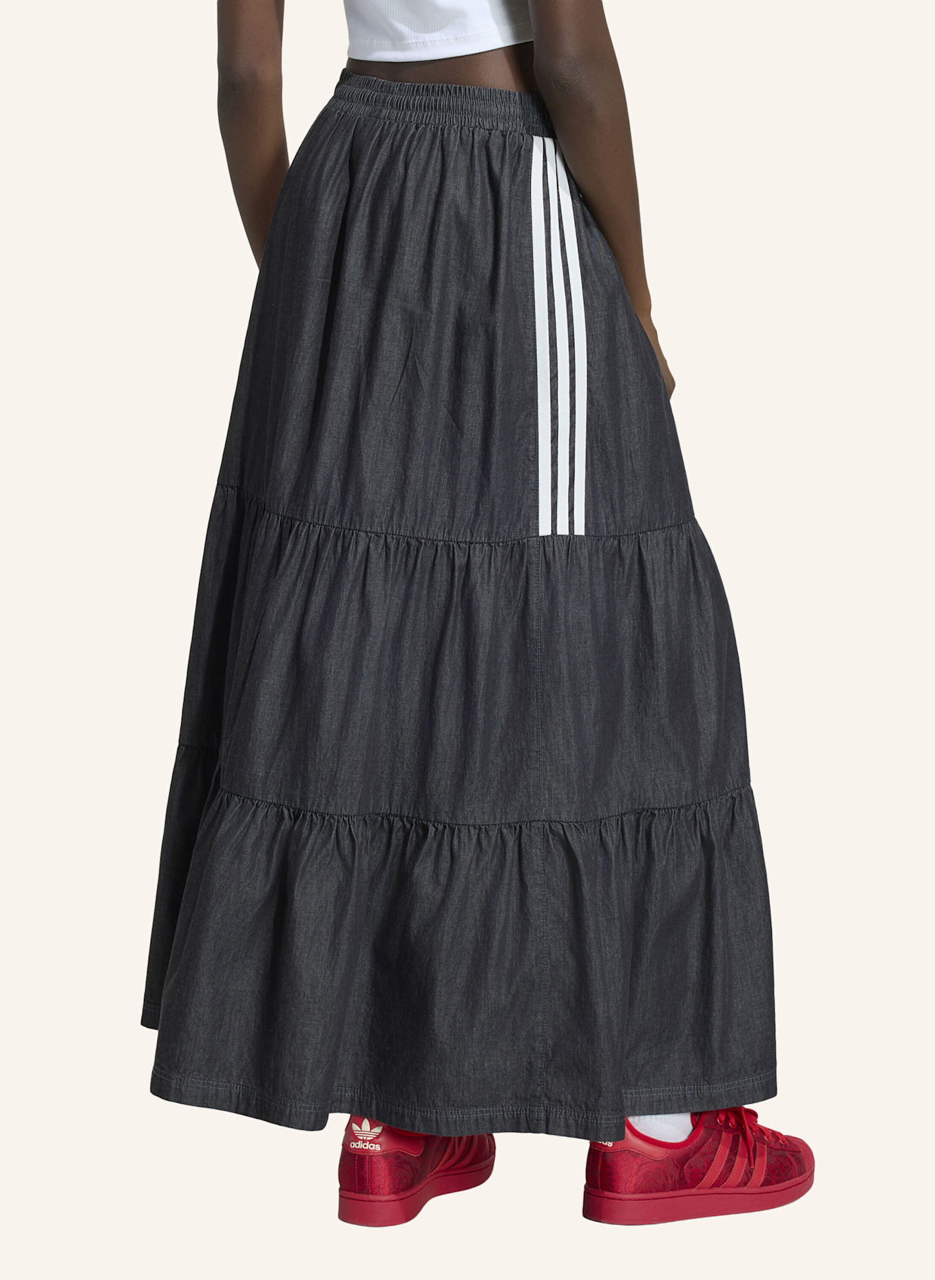 adidas Originals Jeansrock ADIDAS ORIGINALS SUMMER GLOW: SCHWARZ
