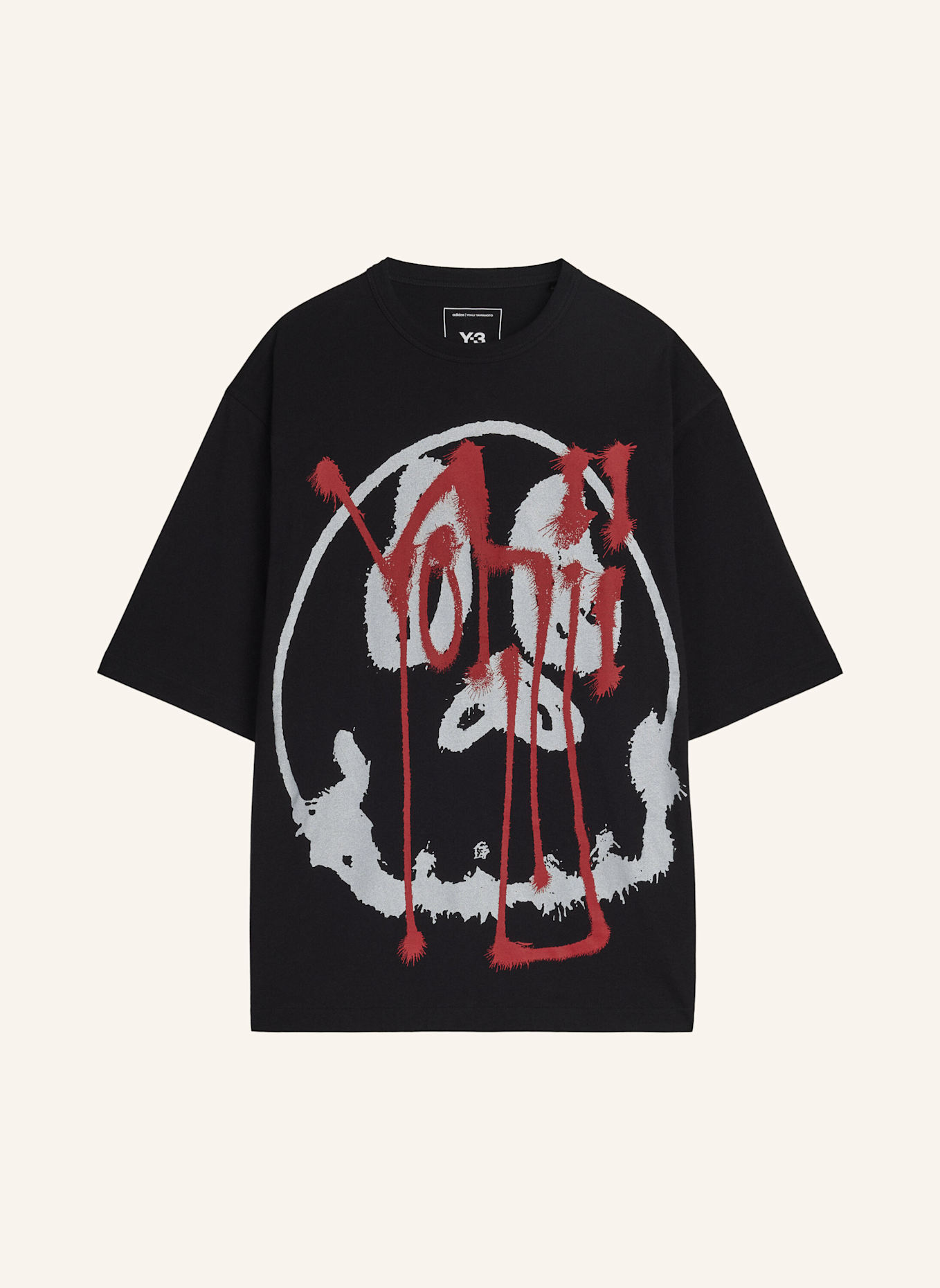 Y-3 Y-3 CHITO GRAFIK T-SHIRT: SCHWARZ