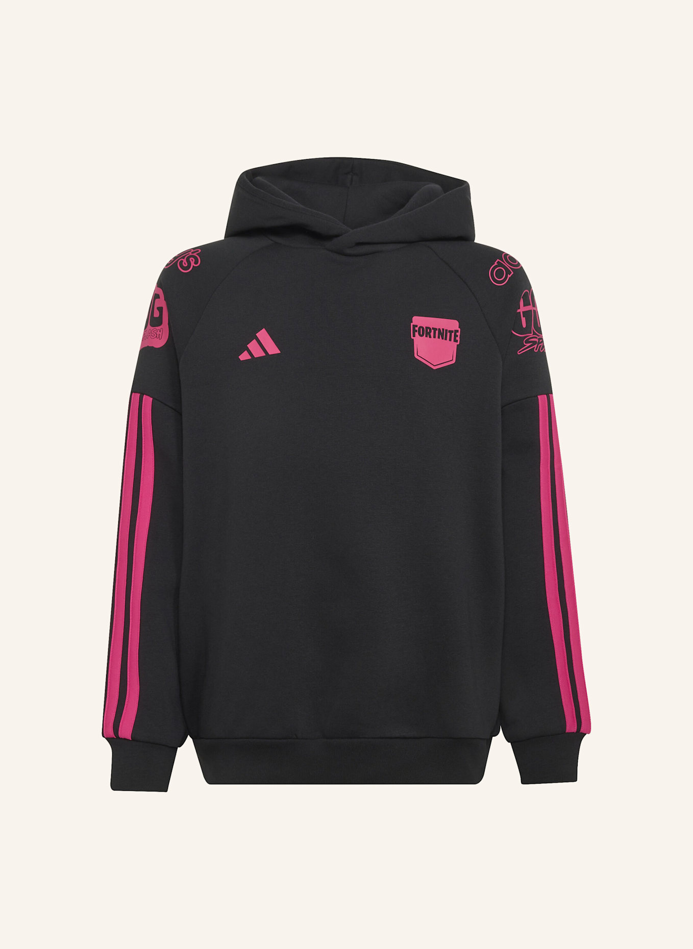 adidas ADIDAS X FORTNITE HOODIE SWEATSHIRT: SCHWARZ