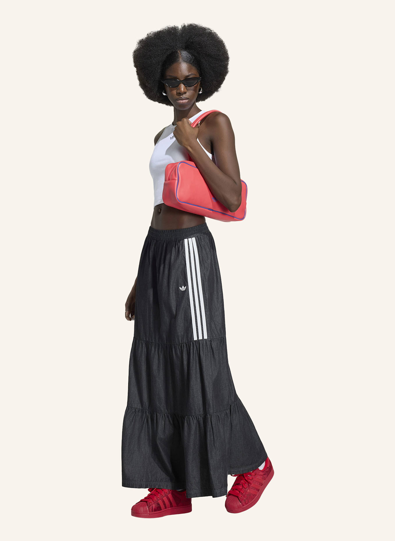 adidas Originals Jeansrock ADIDAS ORIGINALS SUMMER GLOW: SCHWARZ
