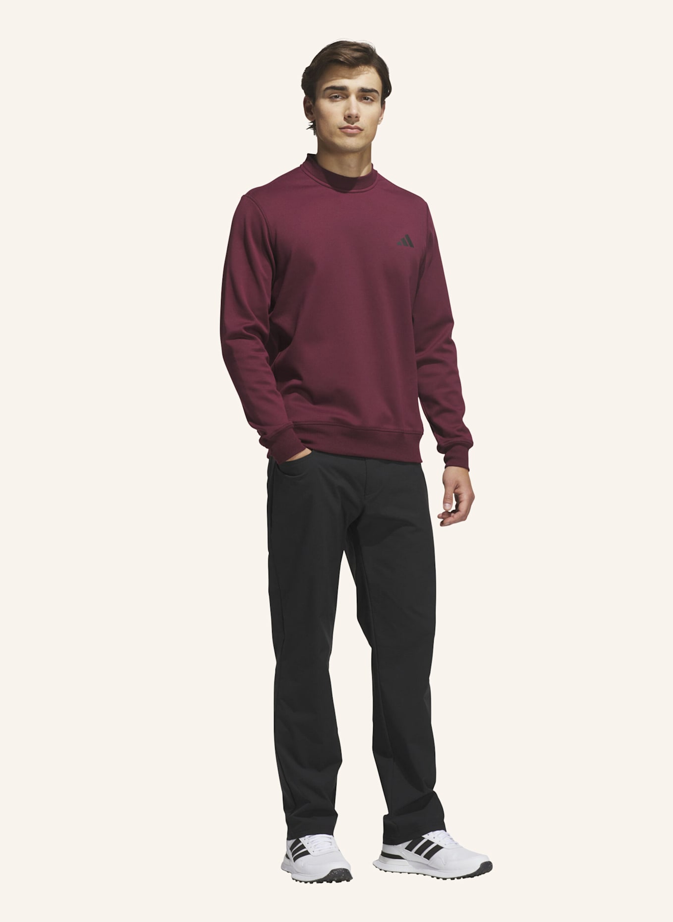 adidas ULTIMATE365 CLIMAWARM SWEATSHIRT, RUNDHALSAUSSCHNITT: ROT