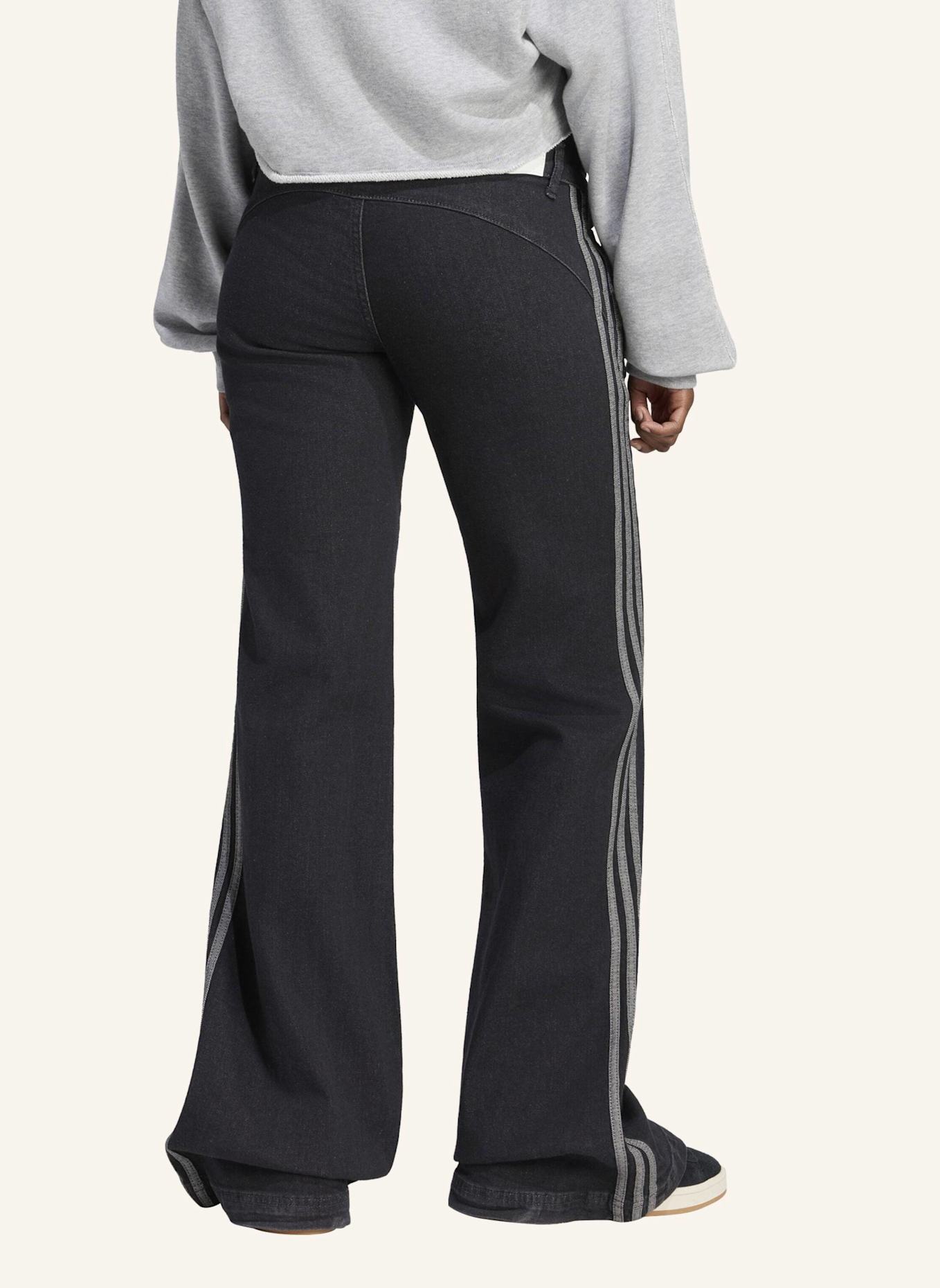 adidas Originals SST LOW RISE DENIMHOSE, AUSGESTELLTES BEIN: SCHWARZ