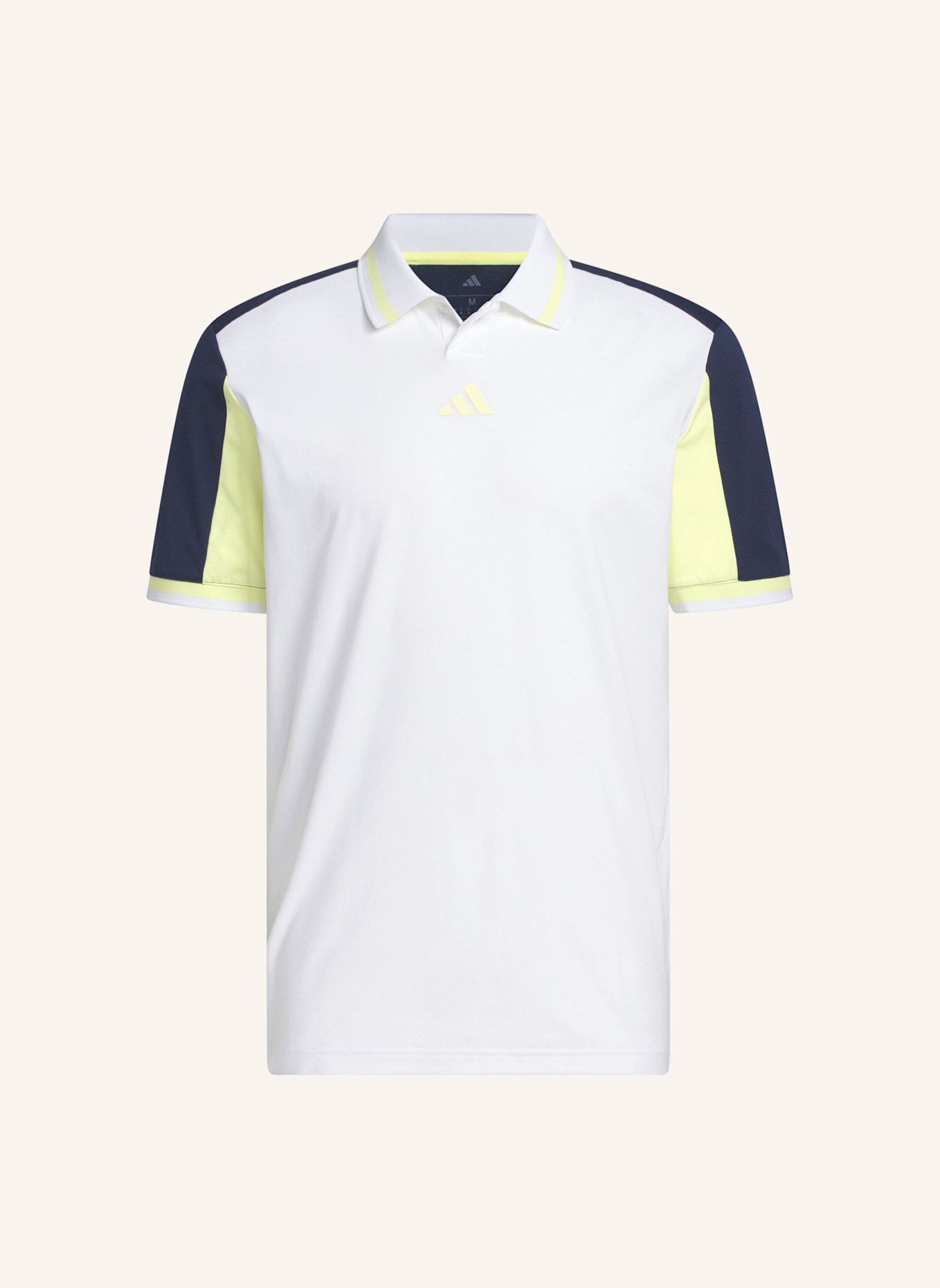 adidas BEYOND THE COURSE VENT TWISTKNIT POLOSHIRT: WEISS