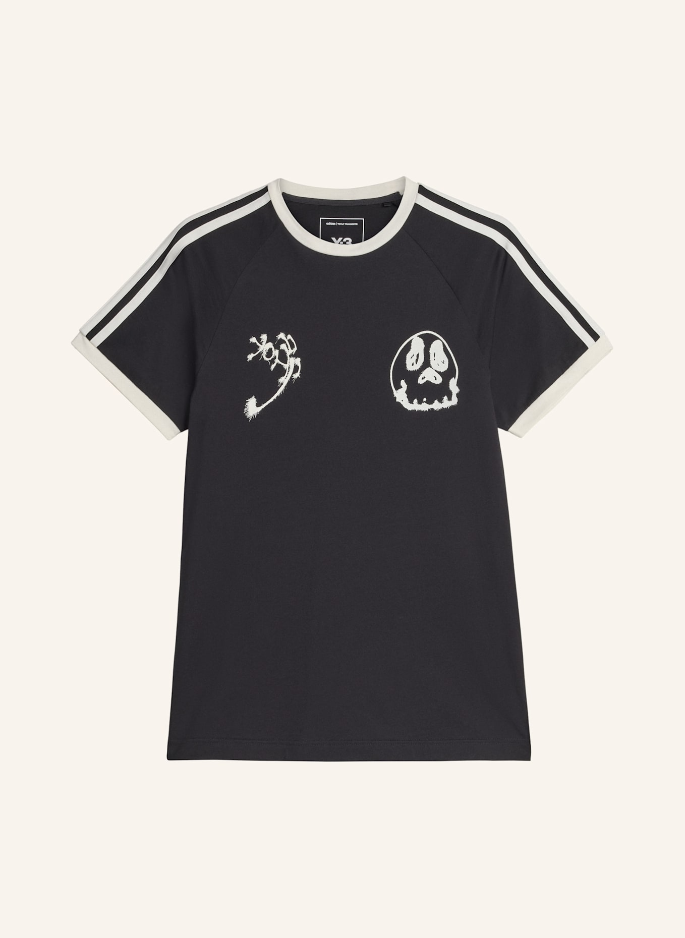 Y-3 Y-3 CHITO GRAPHIC CALI T-SHIRT: SCHWARZ