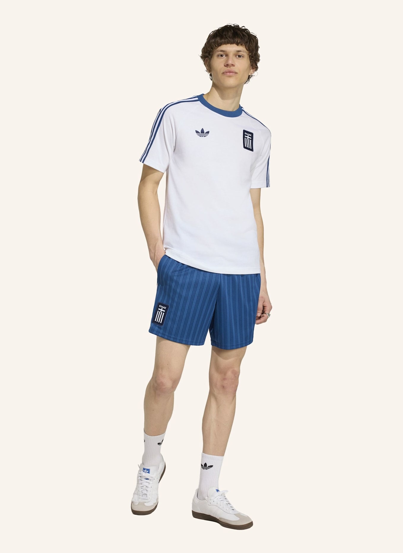 adidas GRIECHENLAND ORIGINALS T-SHIRT: WEISS