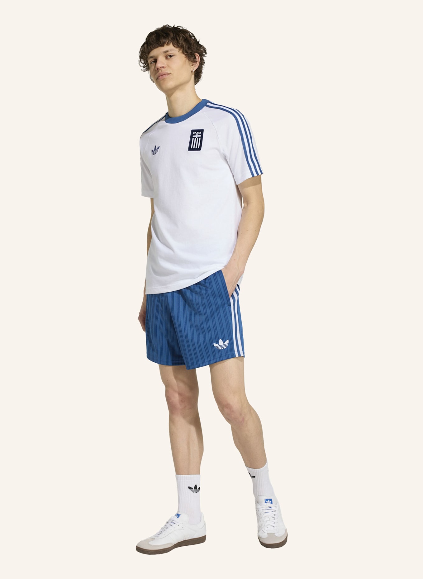 adidas GRIECHENLAND ORIGINALS SHORTS: BLAU
