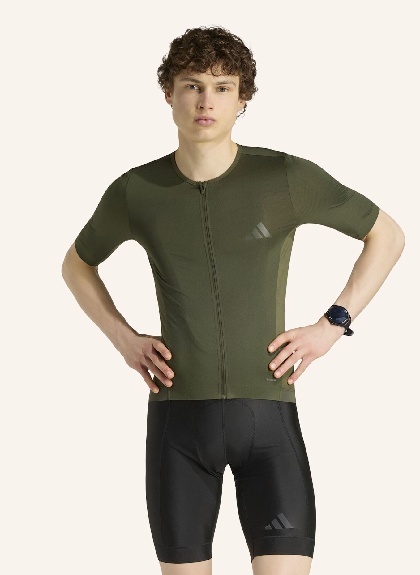 adidas TEMPO RADTRIKOT: SCHWARZ
