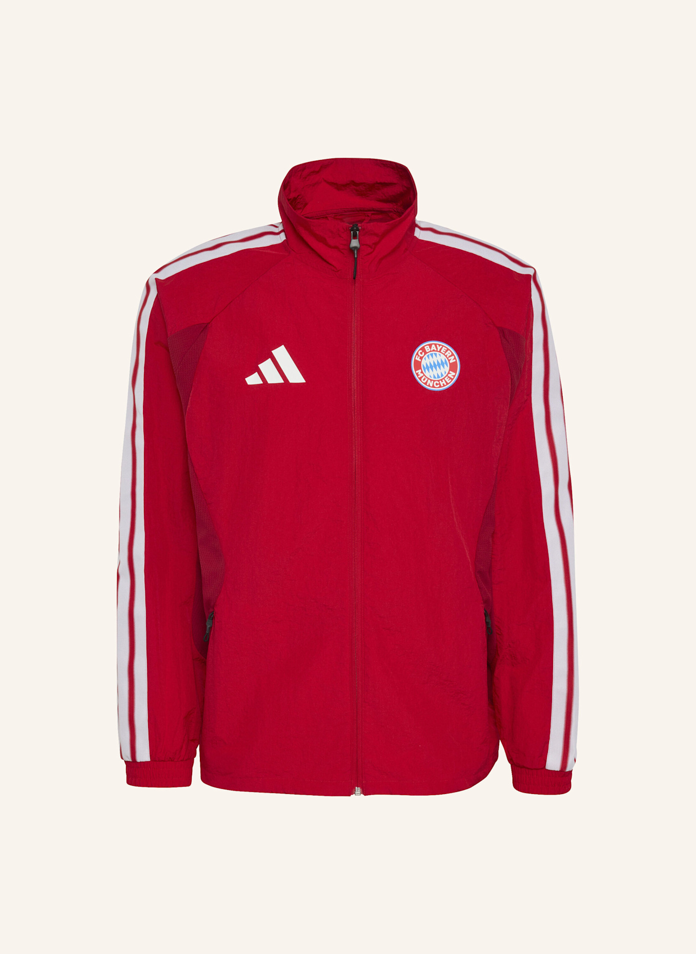 adidas FC BAYERN MÜNCHEN ANTHEM HEIMJACKE: ROT