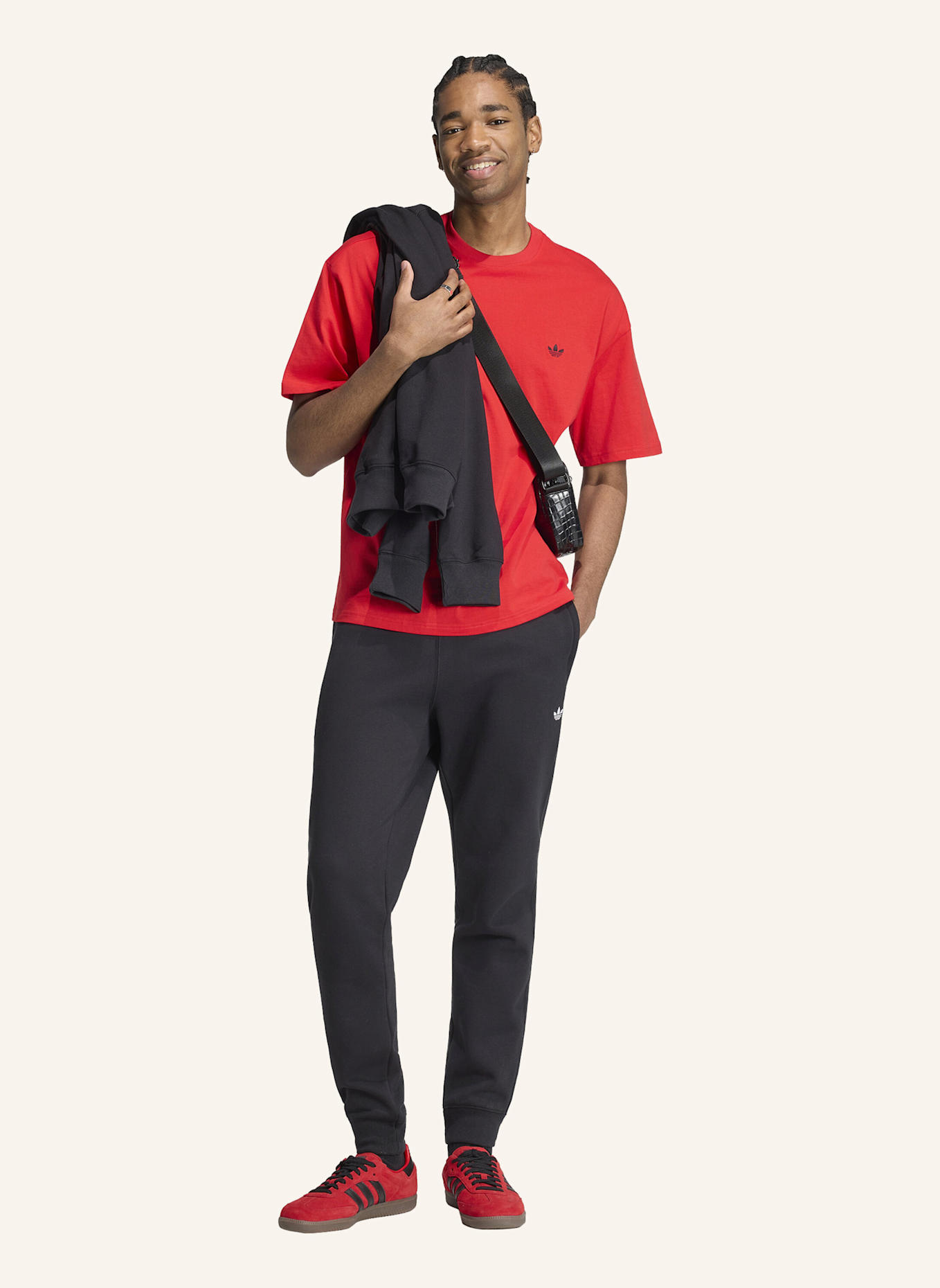 adidas Originals TREFOIL ESSENTIALS HOSE: SCHWARZ