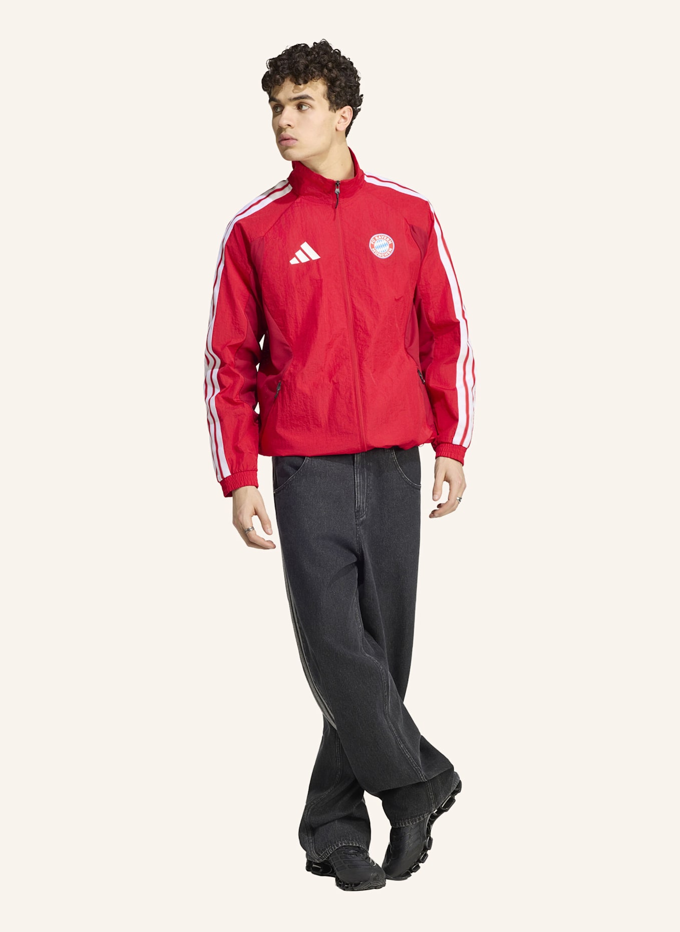 adidas FC BAYERN MÜNCHEN ANTHEM HEIMJACKE: ROT