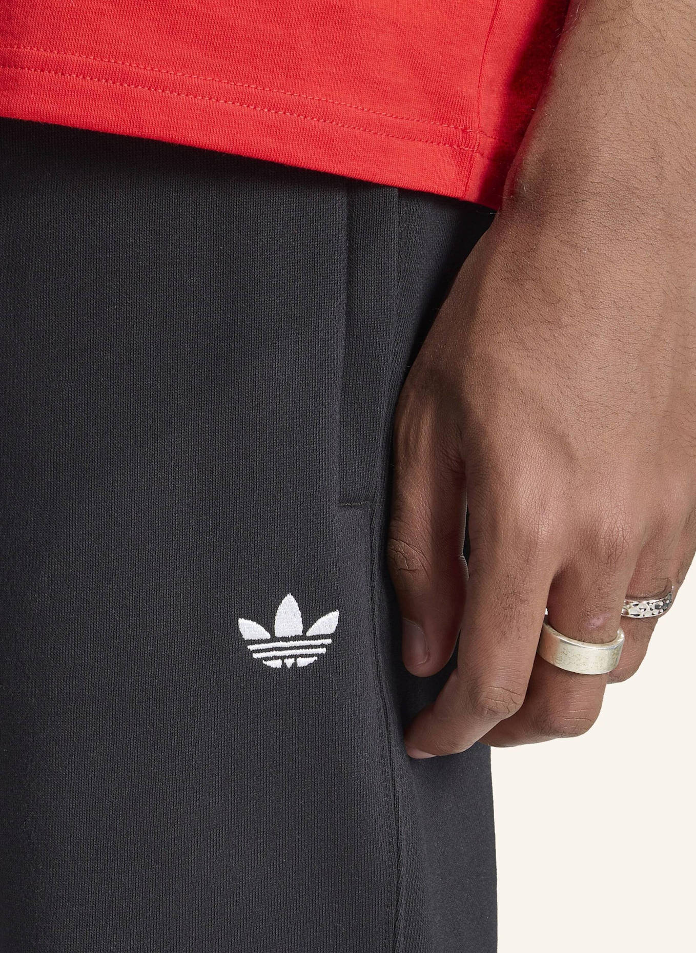 adidas Originals TREFOIL ESSENTIALS HOSE: SCHWARZ