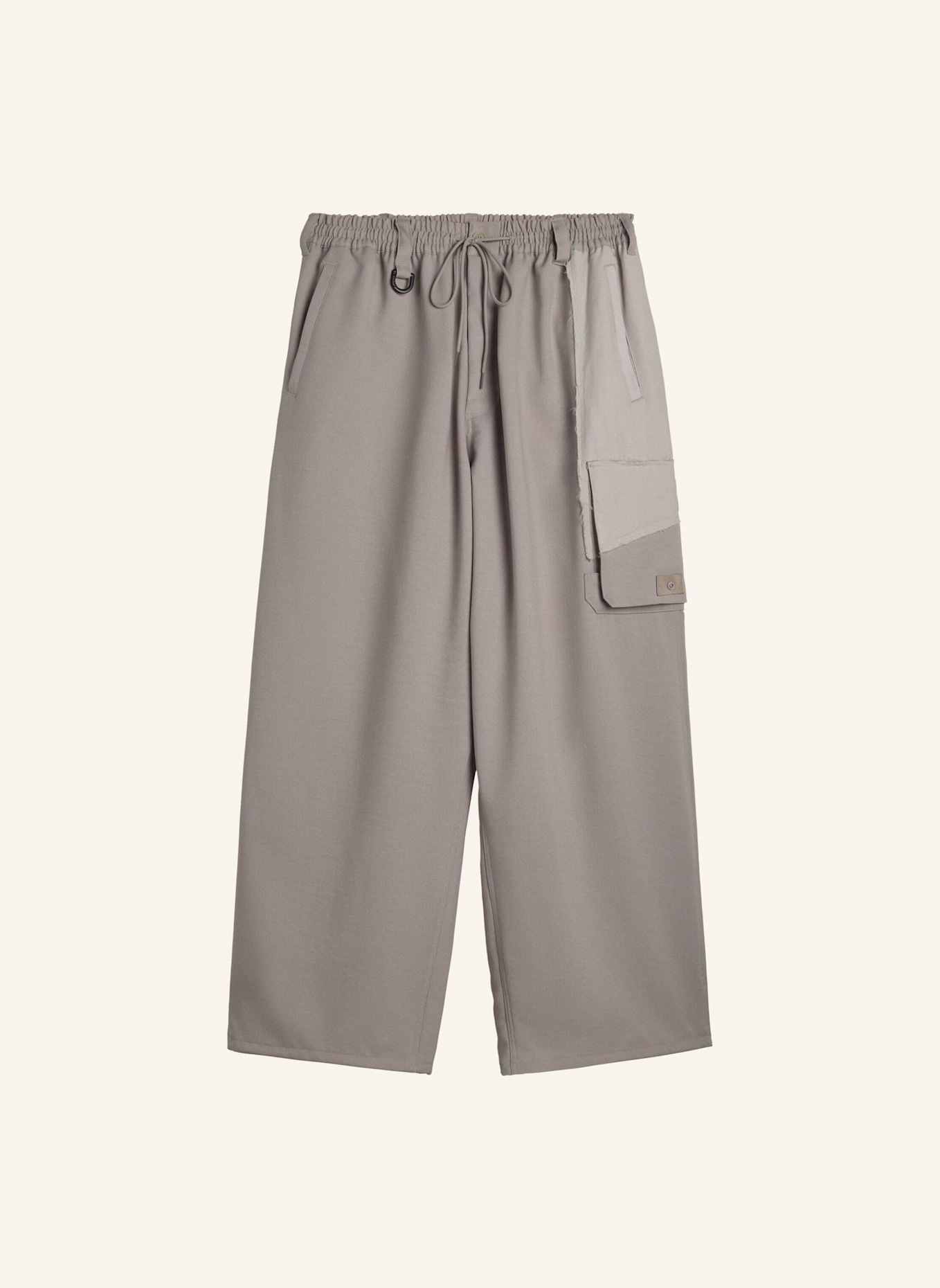 Y-3 Y-3 SPORT UNIFORM STRAIGHT PANTS: BRAUN