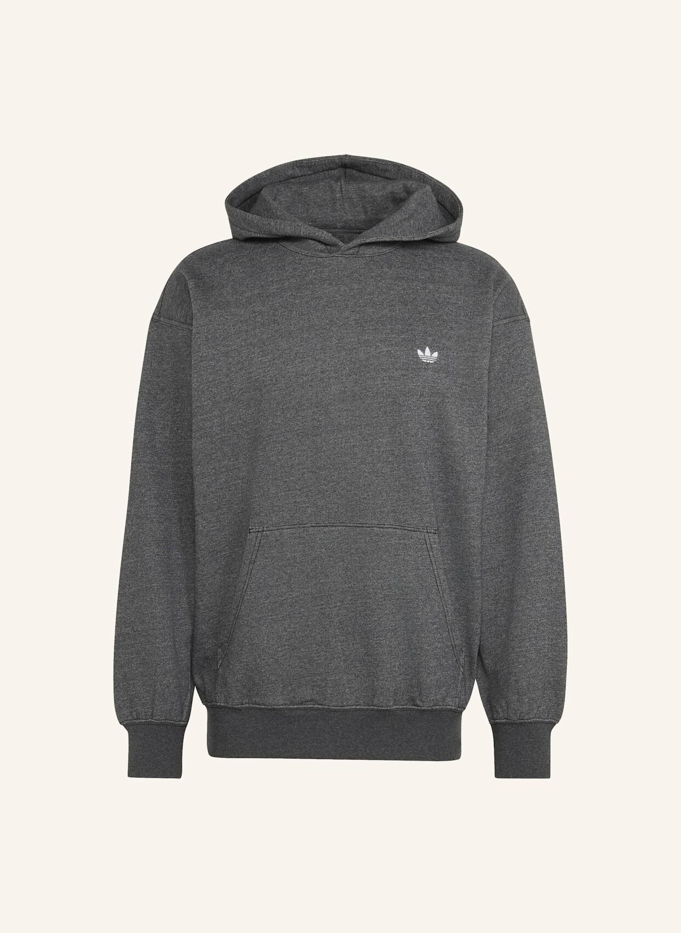 adidas Originals TREFOIL ESSENTIALS HOODIE, MELIERT, LOCKER GESCHNITTEN: GRAU