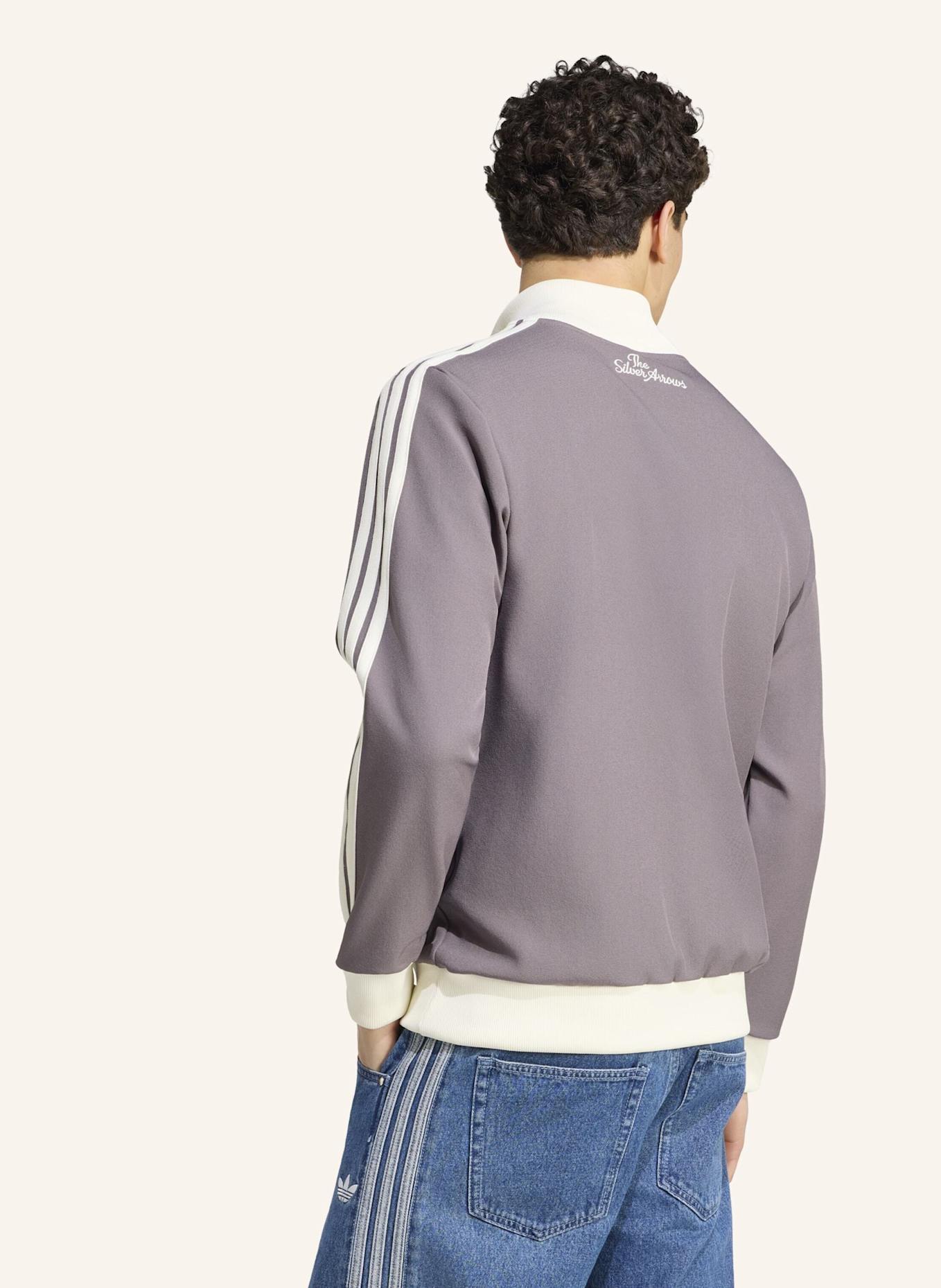 adidas Trainingsjacke MERCEDES - AMG PETRONAS FORMULA ONE TEAM SILVER ARROWS: GRAU/ WEISS