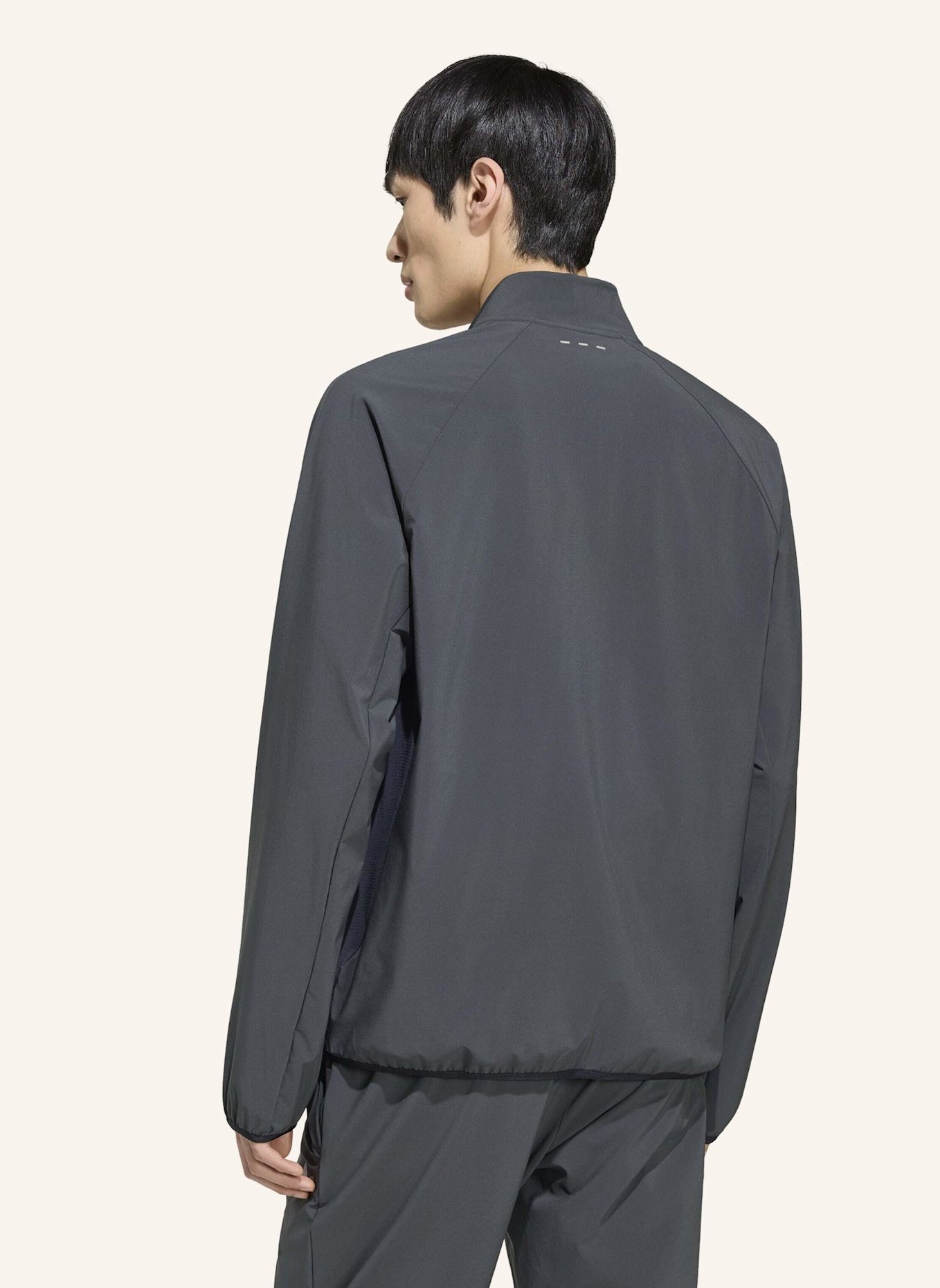 adidas Originals TECH TREFOIL ESSENTIALS FZ HOOD ORIGINALS JACKE: GRAU