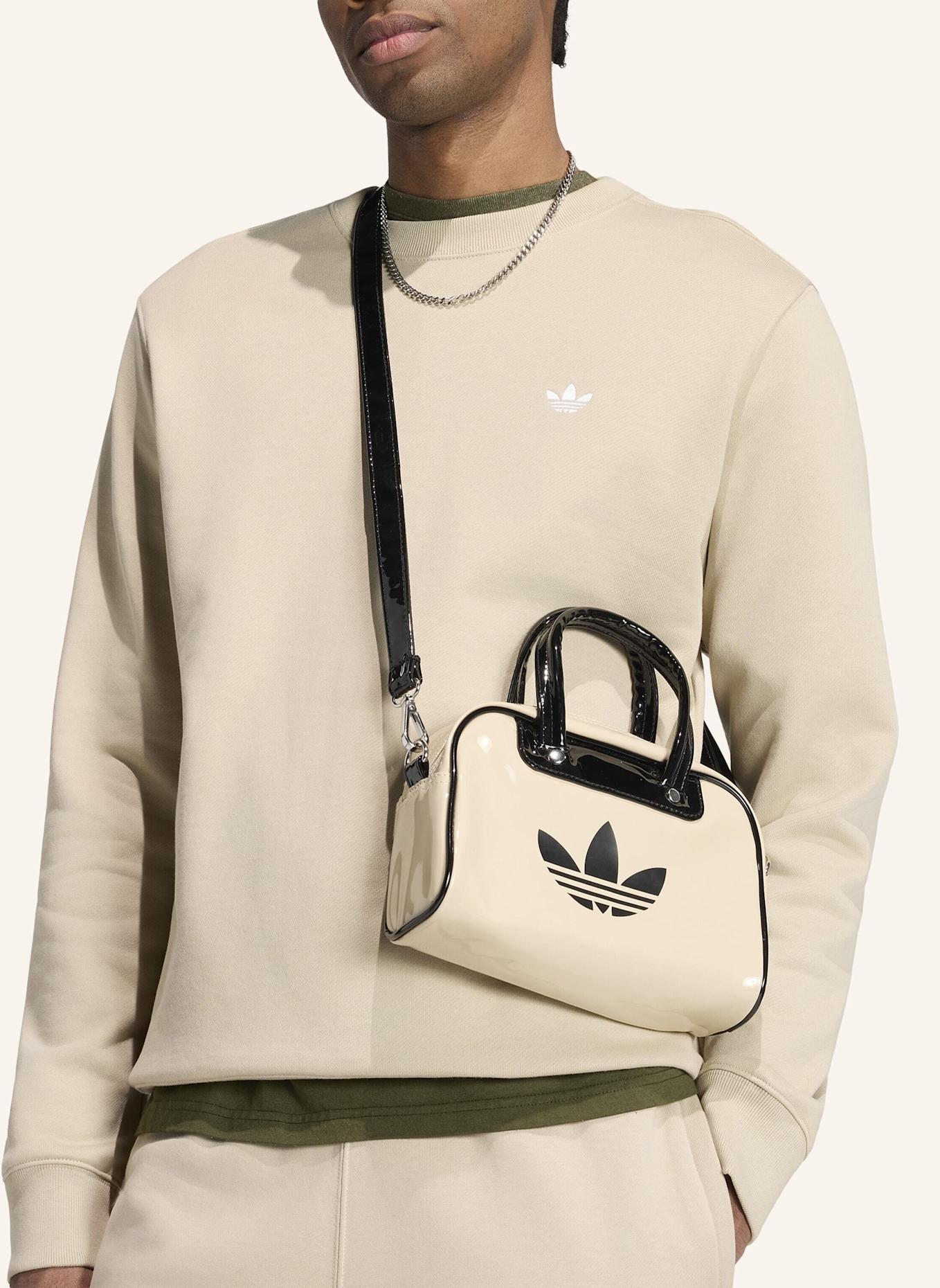 adidas Originals TREFOIL ESSENTIALS CREW FRENCH TERRY SWEATSHIRT: BEIGE