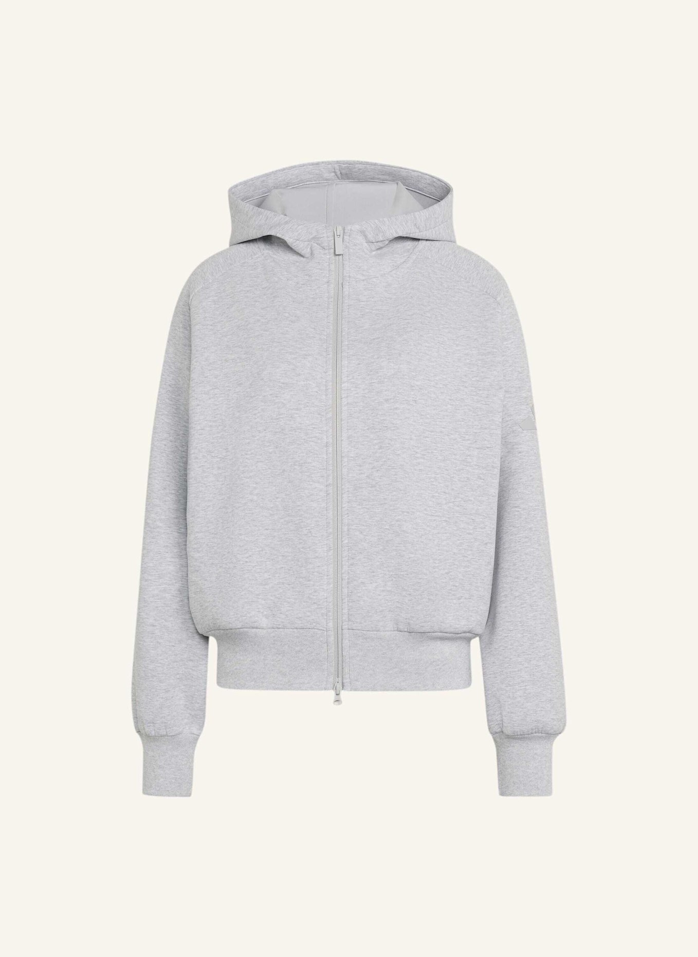 adidas SOFT LUX KAPUZENJACKE, REISSVERSCHLUSS: GRAU