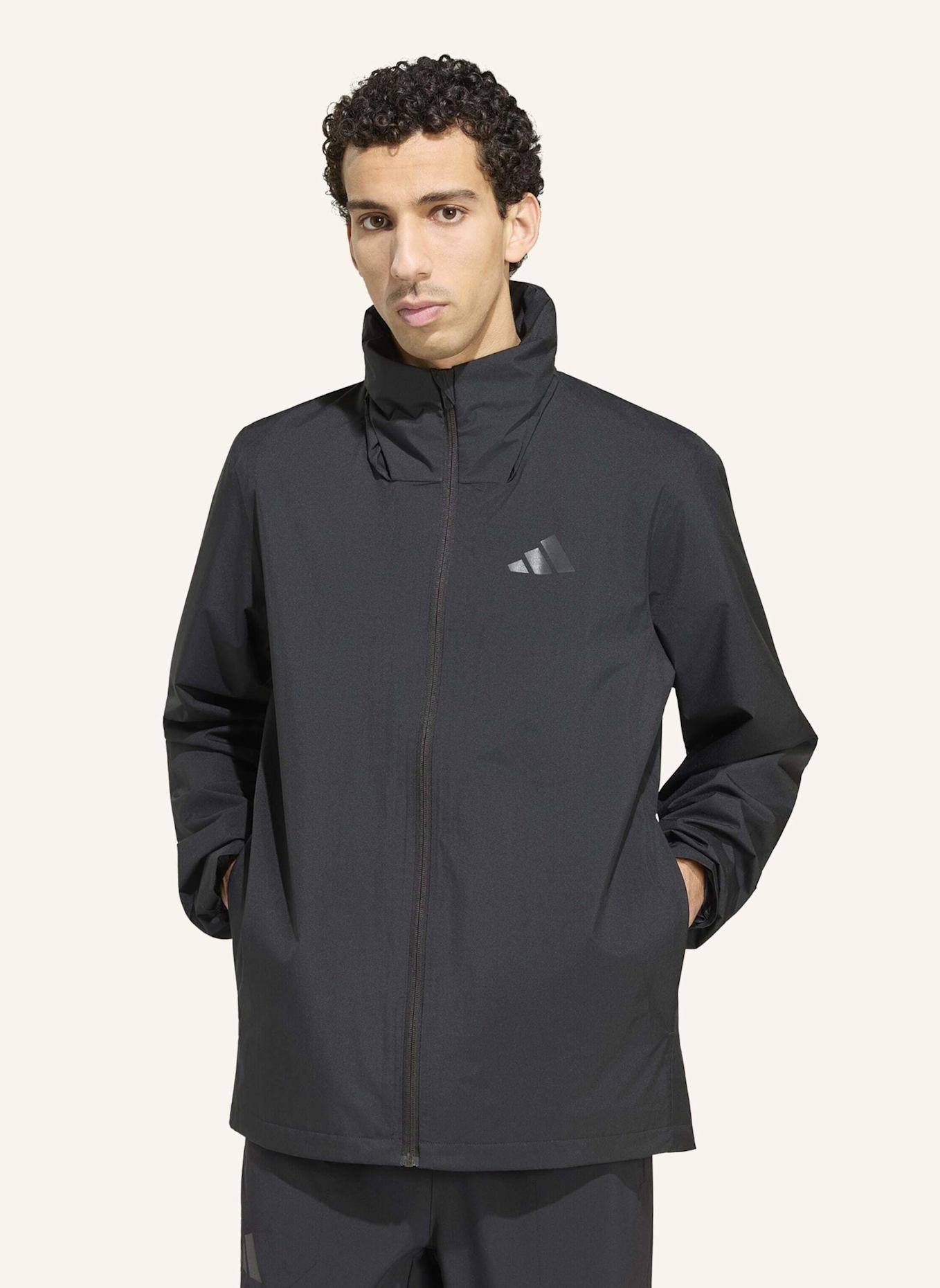 adidas TERREX TERREX MULTI ESSENTIALS REGENJACKE, ZWEILAGIG: SCHWARZ