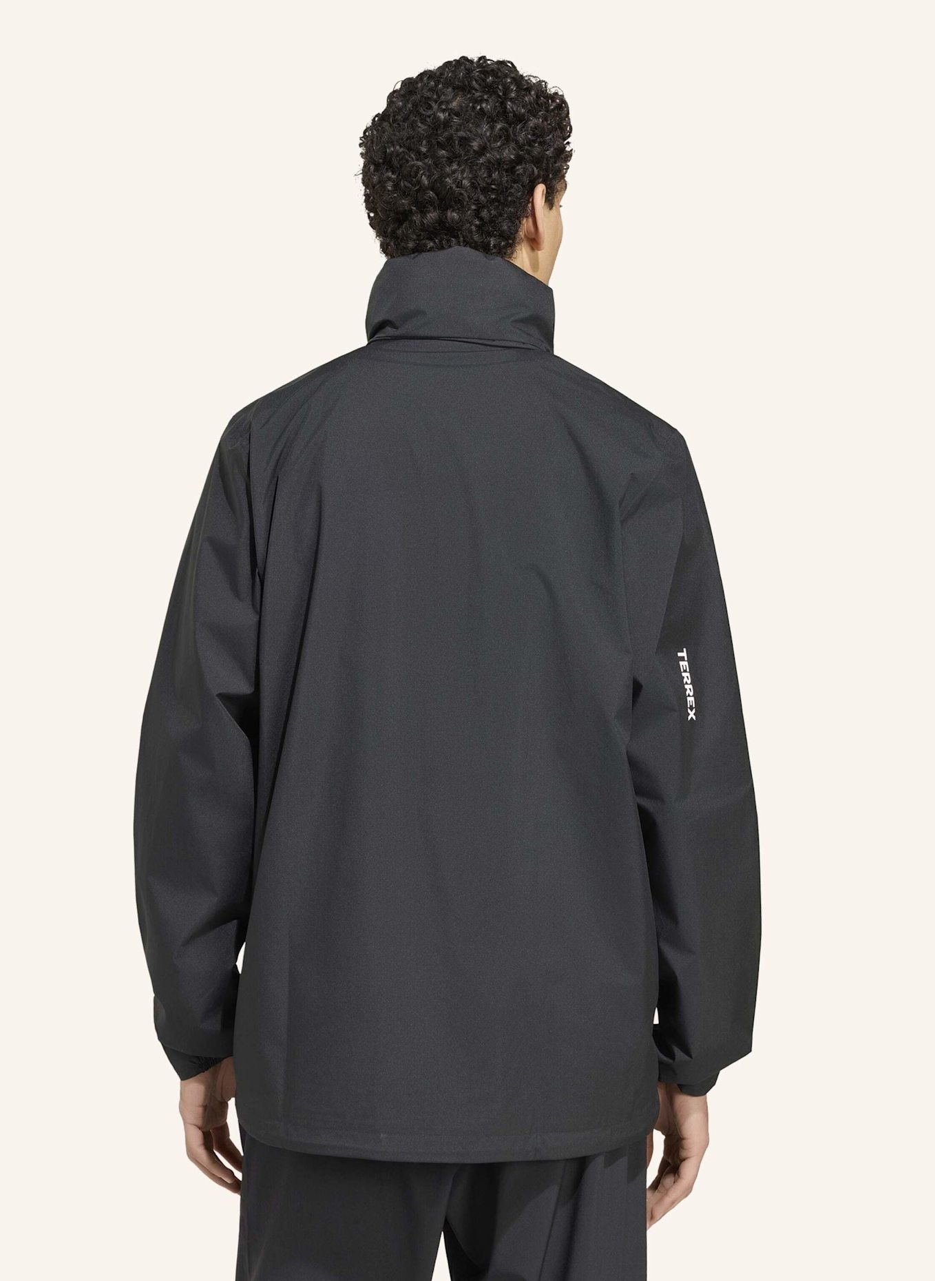 adidas TERREX TERREX MULTI ESSENTIALS REGENJACKE, ZWEILAGIG: SCHWARZ