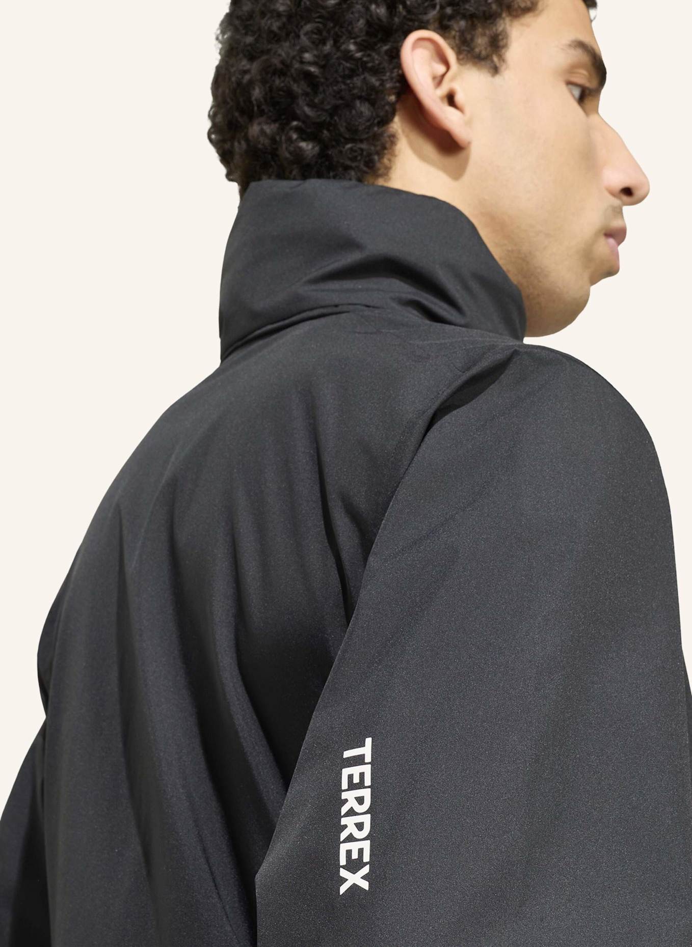adidas TERREX TERREX MULTI ESSENTIALS REGENJACKE, ZWEILAGIG: SCHWARZ