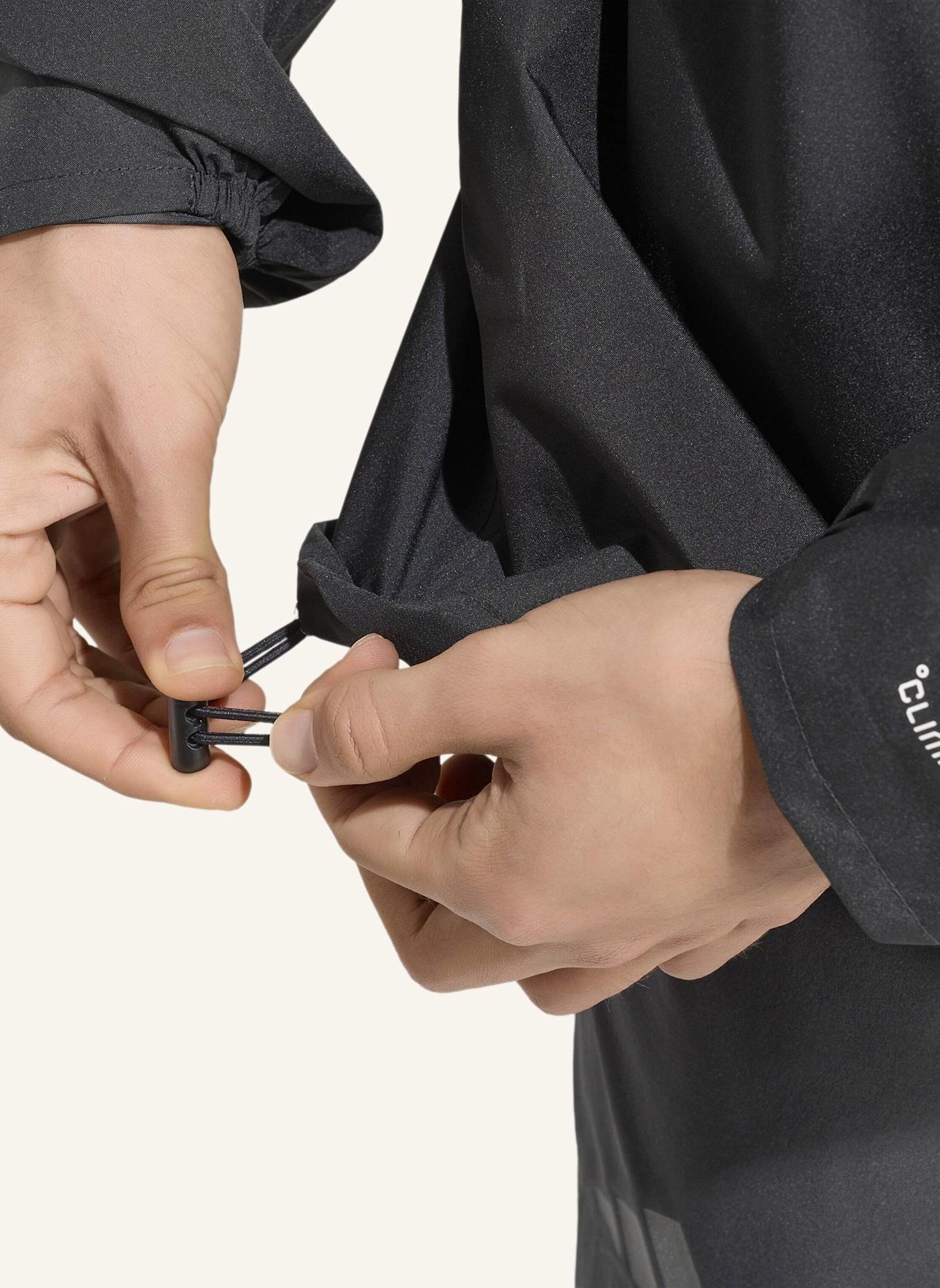 adidas TERREX TERREX MULTI ESSENTIALS REGENJACKE, ZWEILAGIG: SCHWARZ