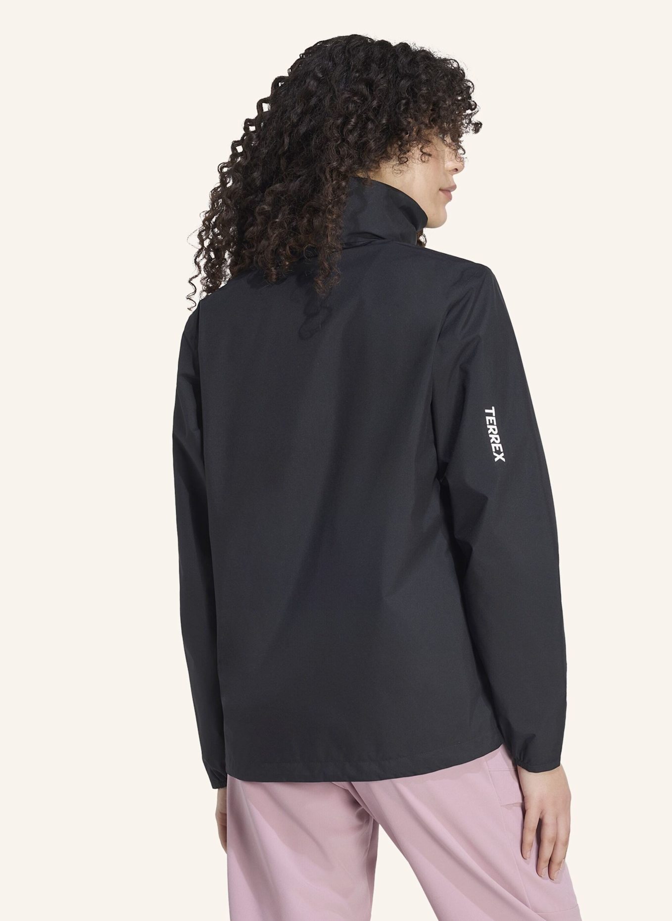 adidas TERREX TERREX MULTI ESSENTIALS CLIMAPROOF REGENJACKE, ZWEILAGIG: SCHWARZ