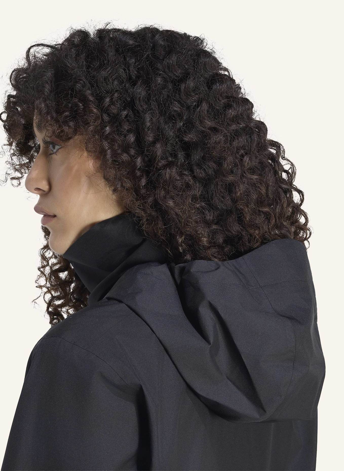 adidas TERREX TERREX MULTI ESSENTIALS CLIMAPROOF REGENJACKE, ZWEILAGIG: SCHWARZ