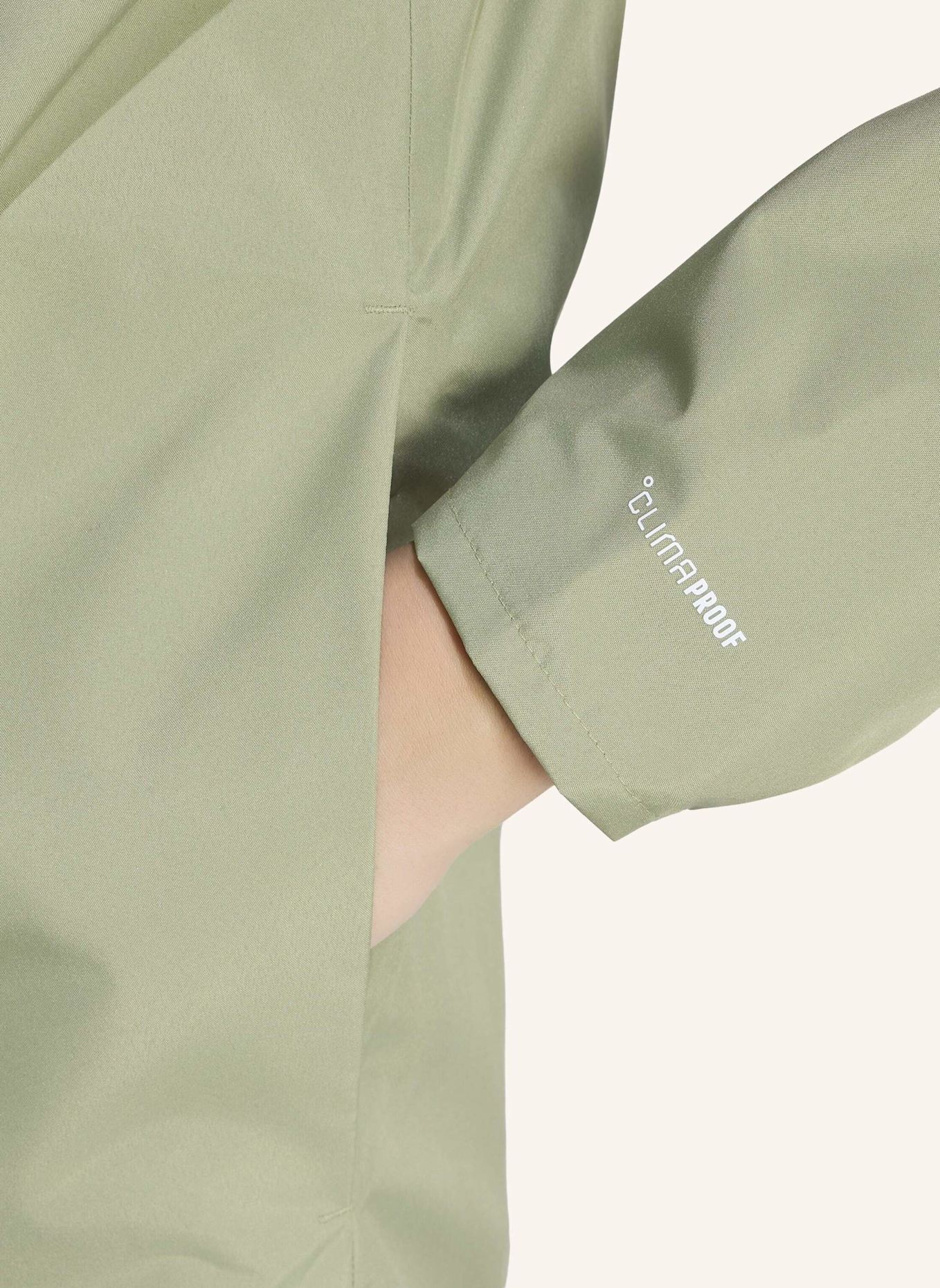 adidas TERREX TERREX MULTI ESSENTIALS CLIMAPROOF REGENJACKE, ZWEILAGIG: GRÜN
