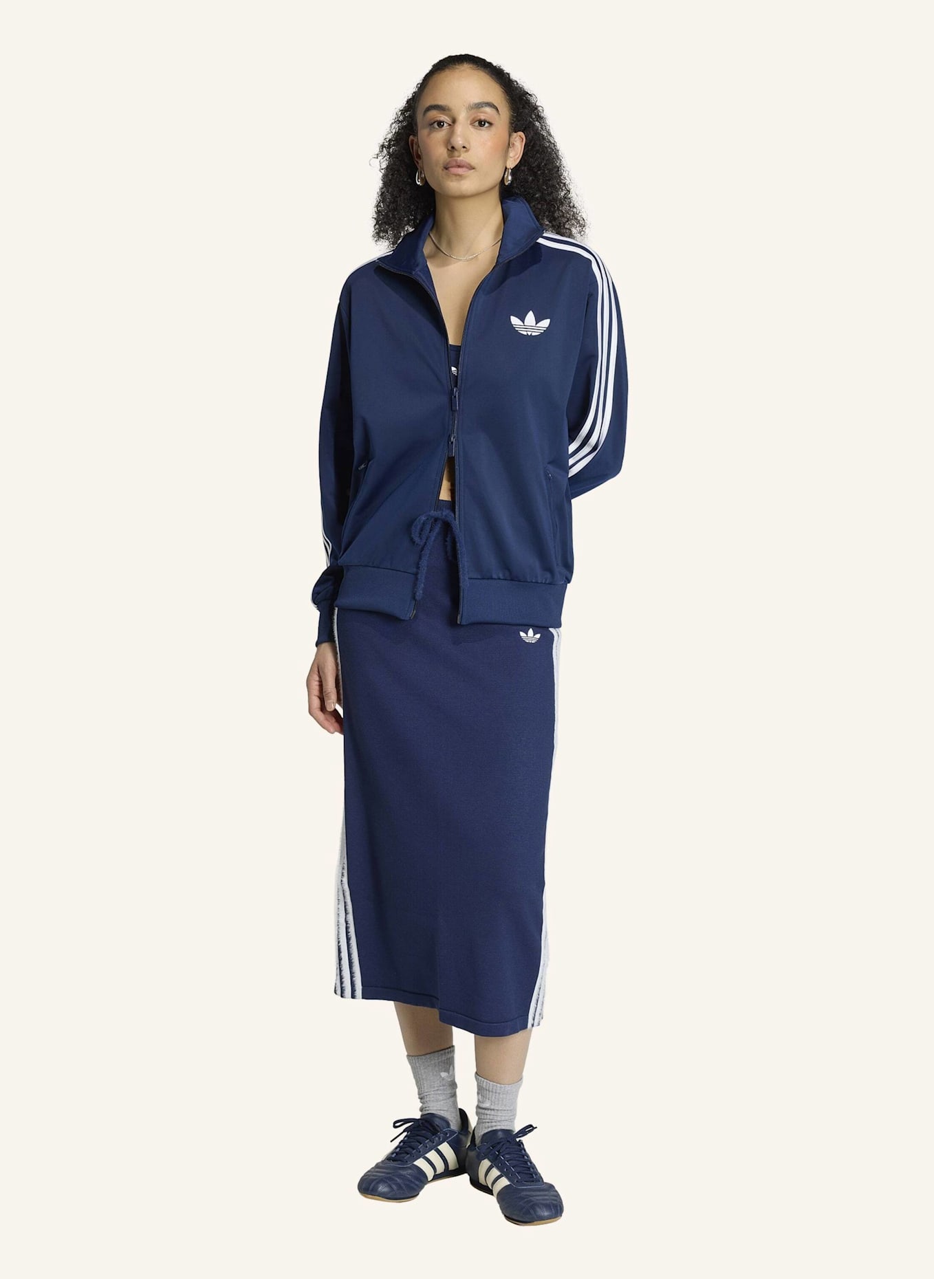 adidas Originals FIREBIRD TRACK TOP LOOSE.: BLAU/ WEISS