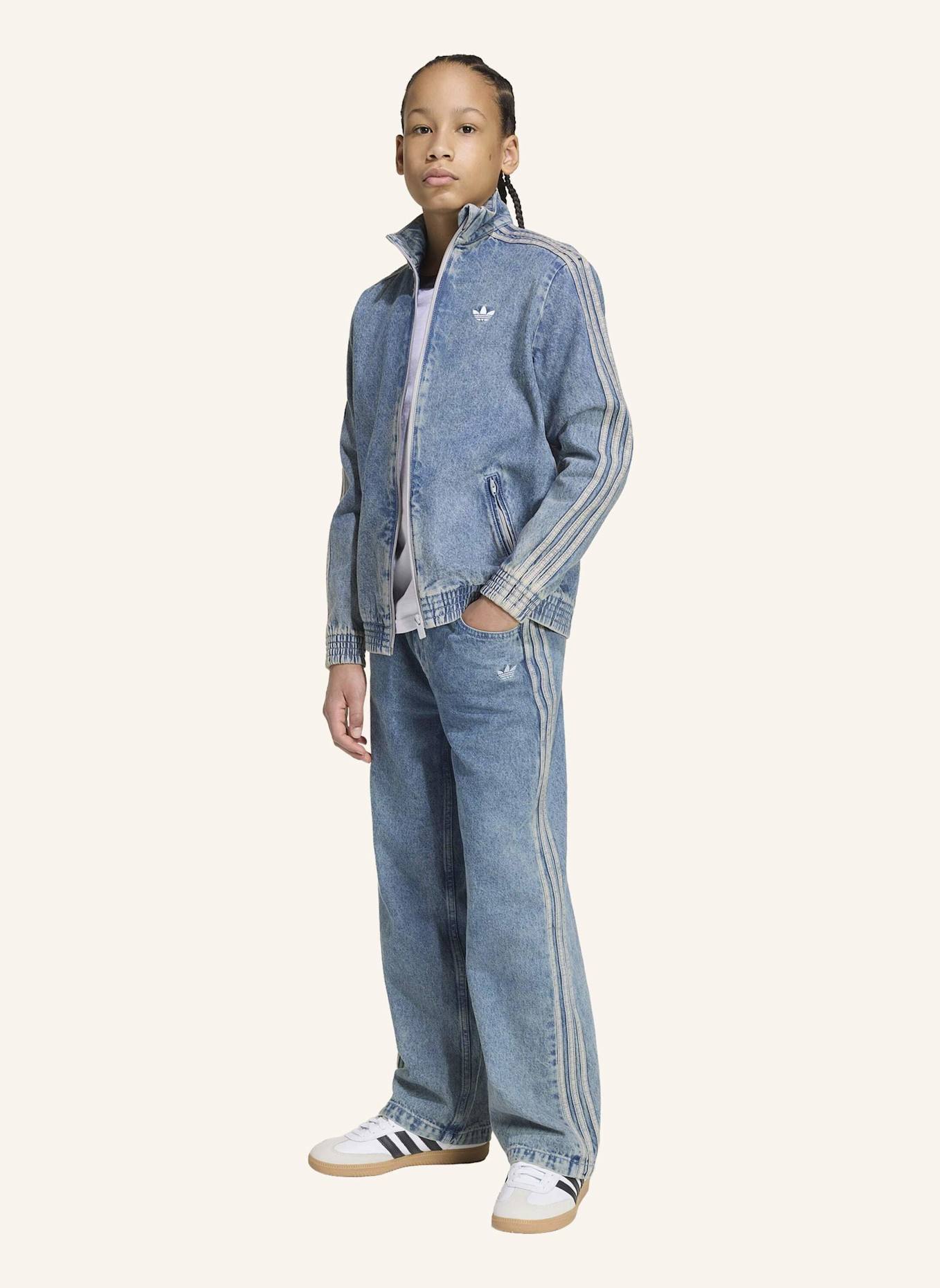 adidas Originals FIREBIRD ORIGINALS JACKE, DENIM, LOCKER GESCHNITTEN: BLAU