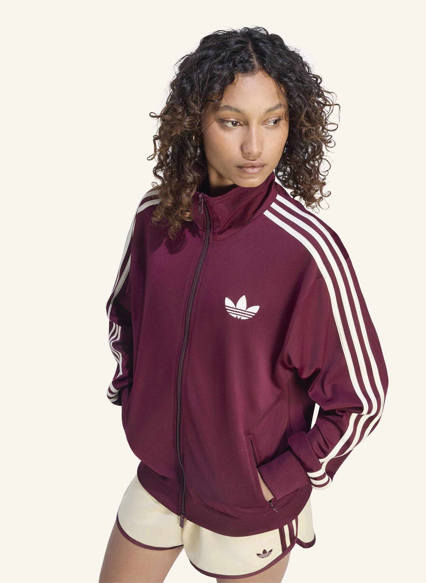 adidas Originals FIREBIRD TRACK TOP LOOSE.: ROT/ WEISS