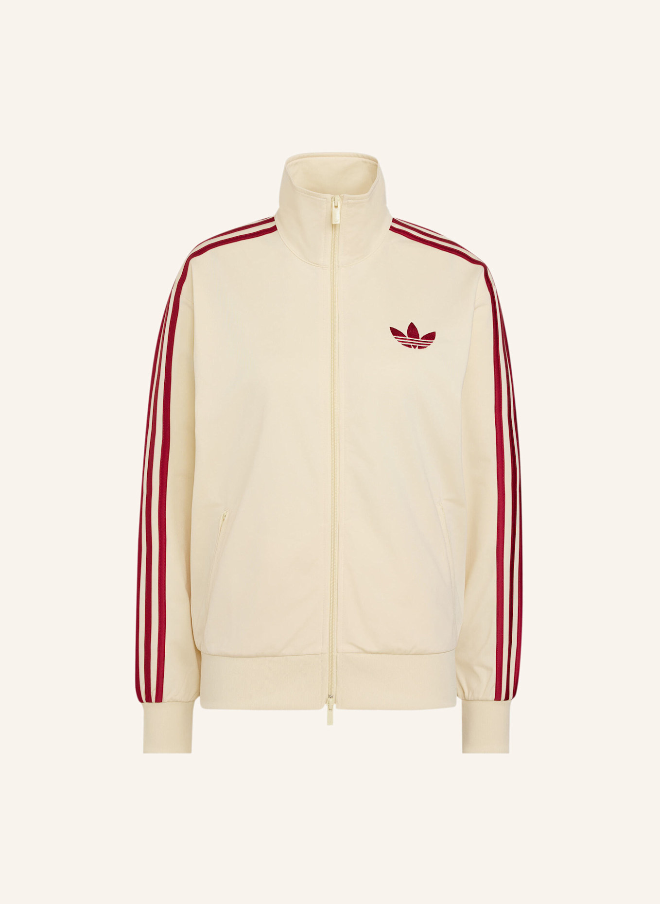 adidas Originals FIREBIRD TRACK TOP LOOSE.: CREME/ ROT
