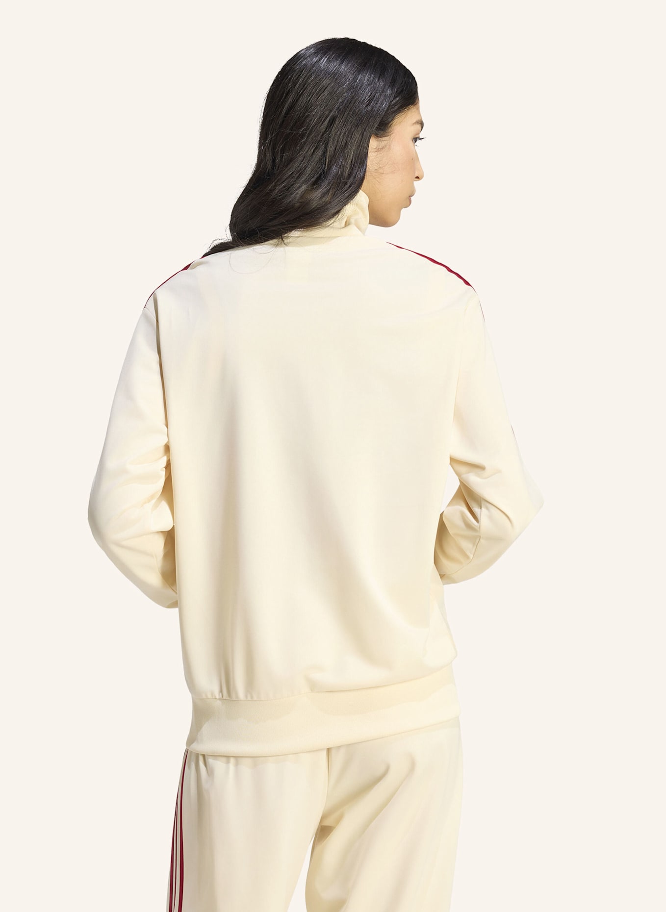 adidas Originals FIREBIRD TRACK TOP LOOSE.: CREME/ ROT