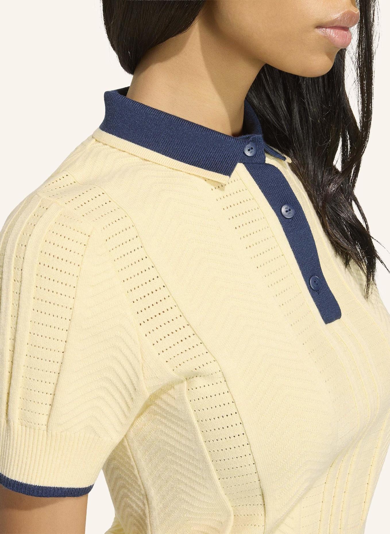 adidas Originals CALI POLOSHIRT, ZOPFMUSTER: CREME