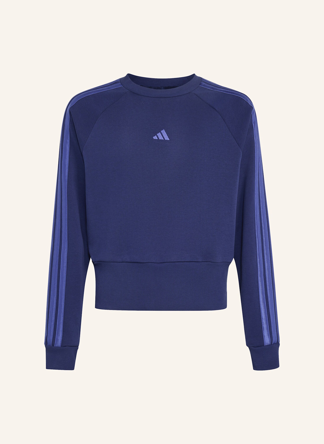 adidas SATIN SWEATSHIRT: BLAU