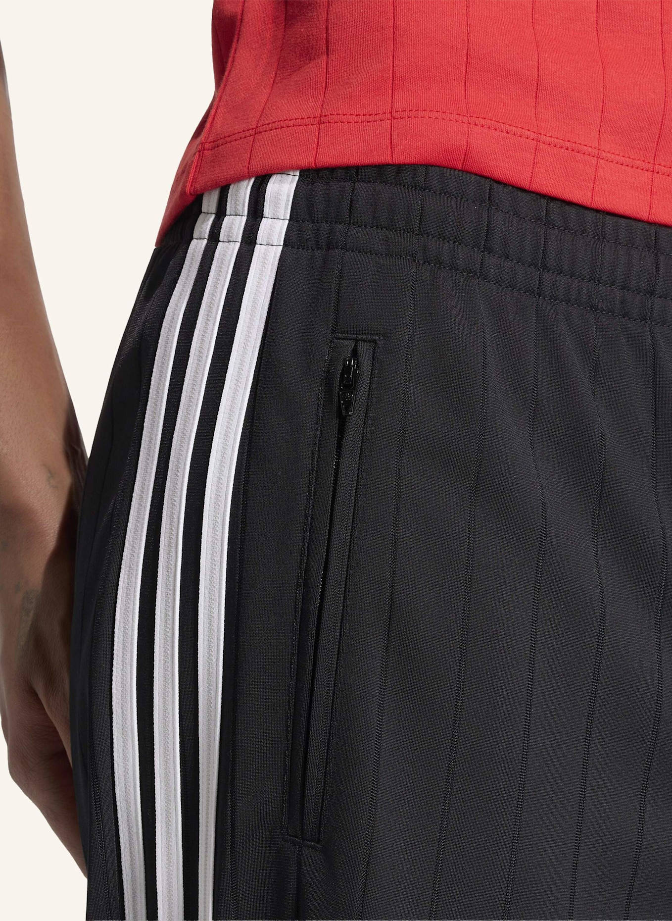 adidas Originals Track Pants FIREBIRD LOOSE: SCHWARZ/ WEISS/ GRAU