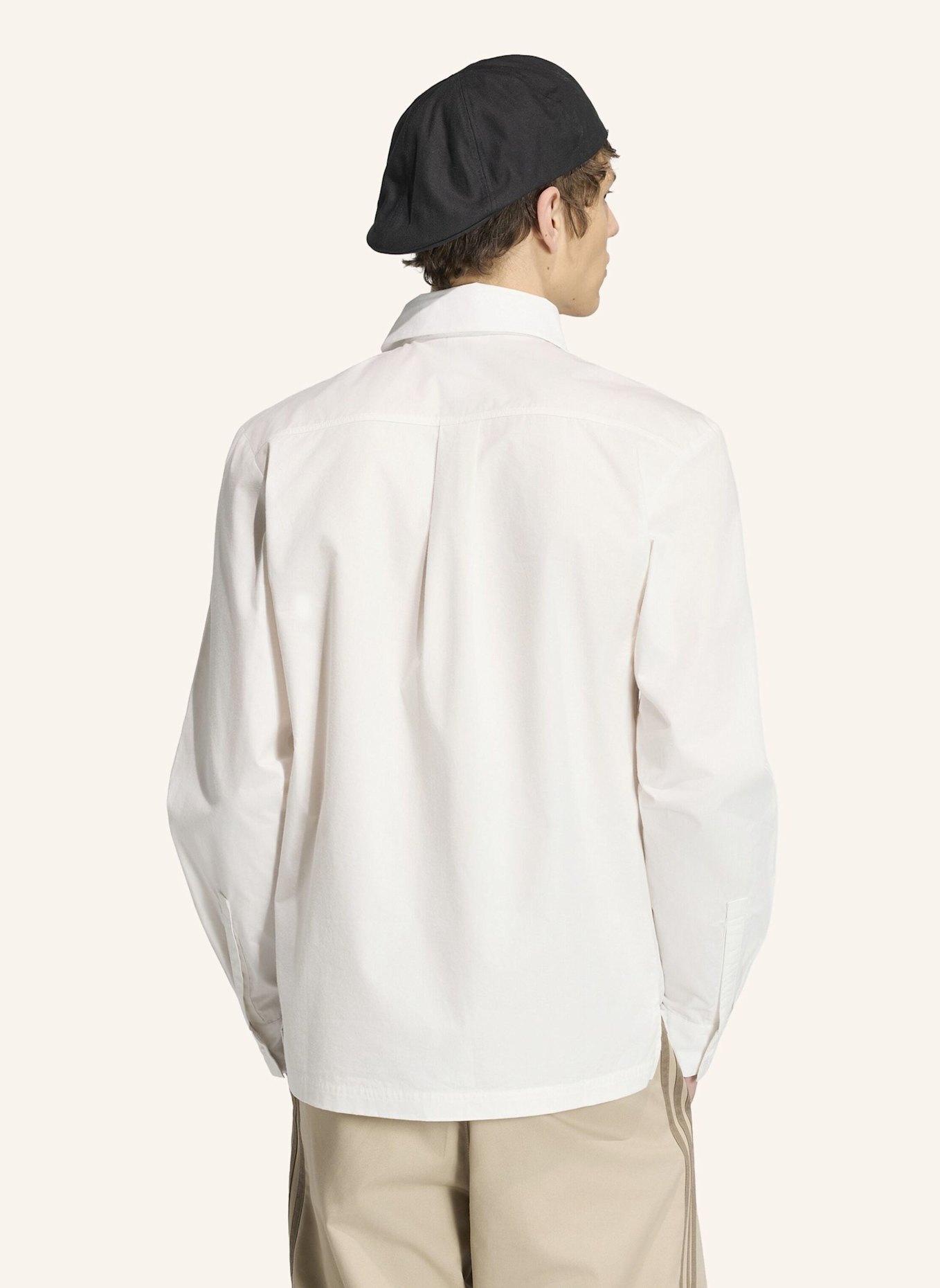adidas Originals 3-STREIFEN HEMD, KNOPFLEISTE: WEISS