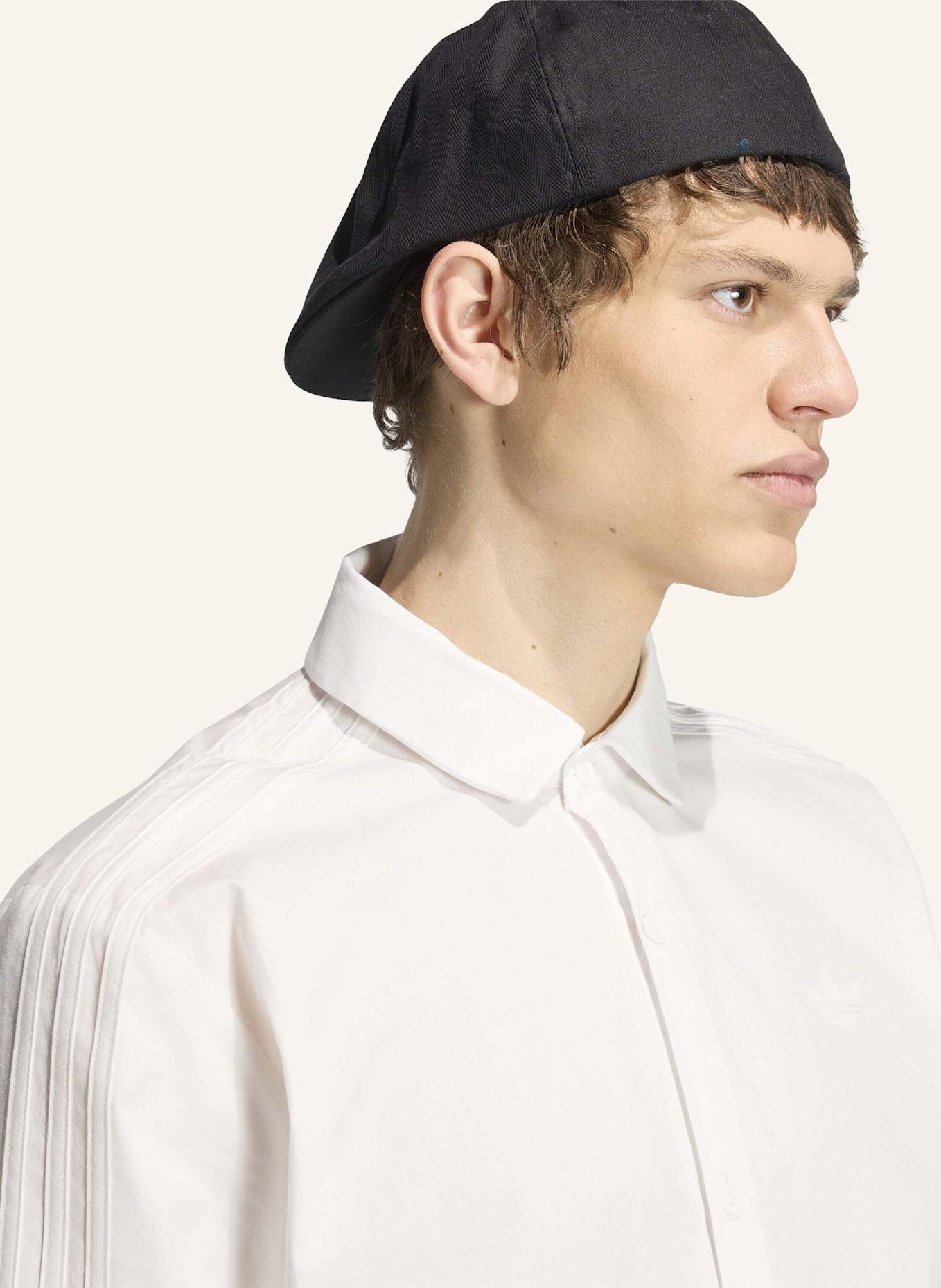 adidas Originals 3-STREIFEN HEMD, KNOPFLEISTE: WEISS