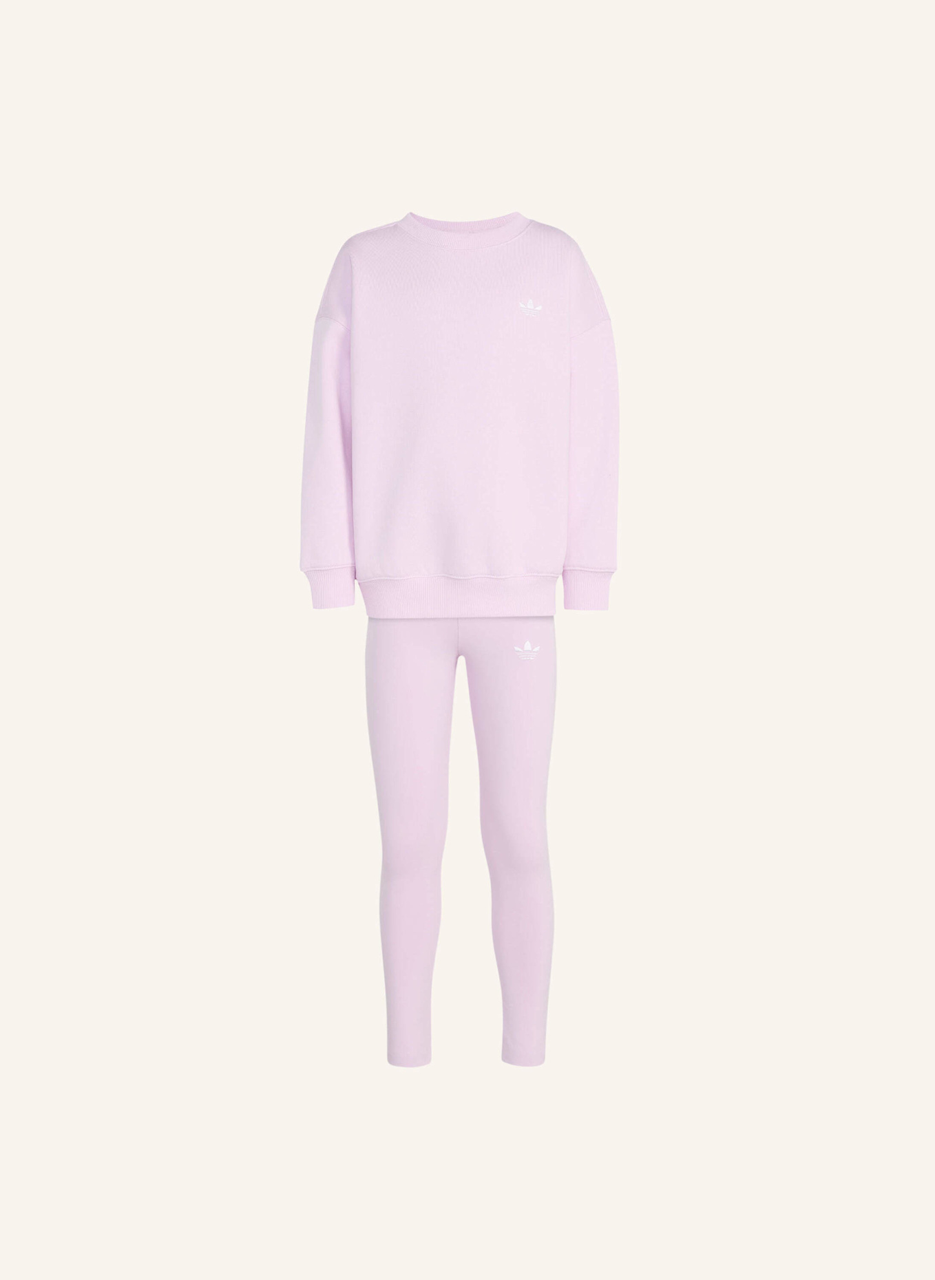 adidas Originals OVERSIZE SET SWEATSHIRT RUNDHALSAUSSCHNITT LEGGINGS: ROSA