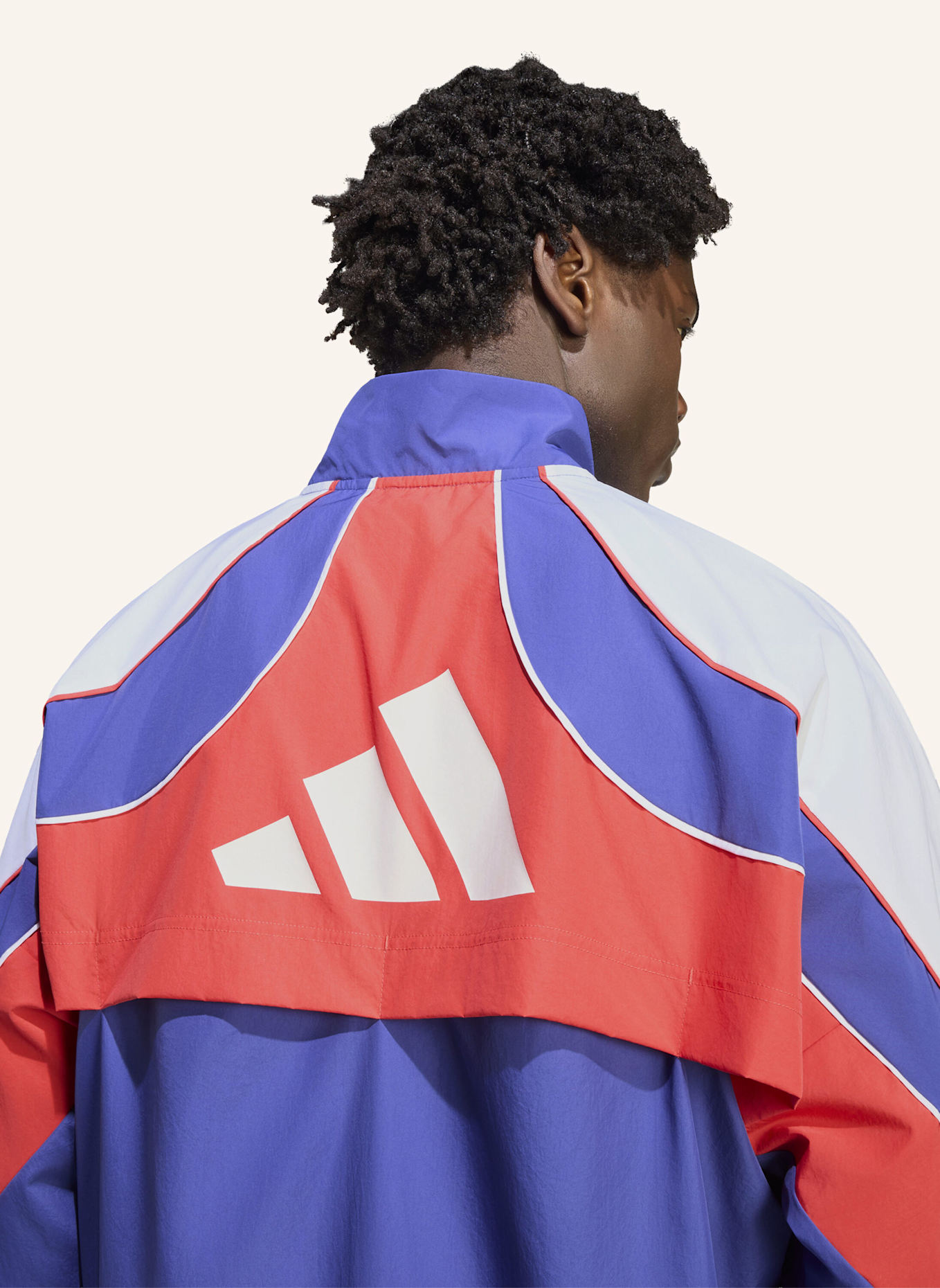 adidas ADIZERO ARCHIVE RUNNING JACKE: ROT/ WEISS