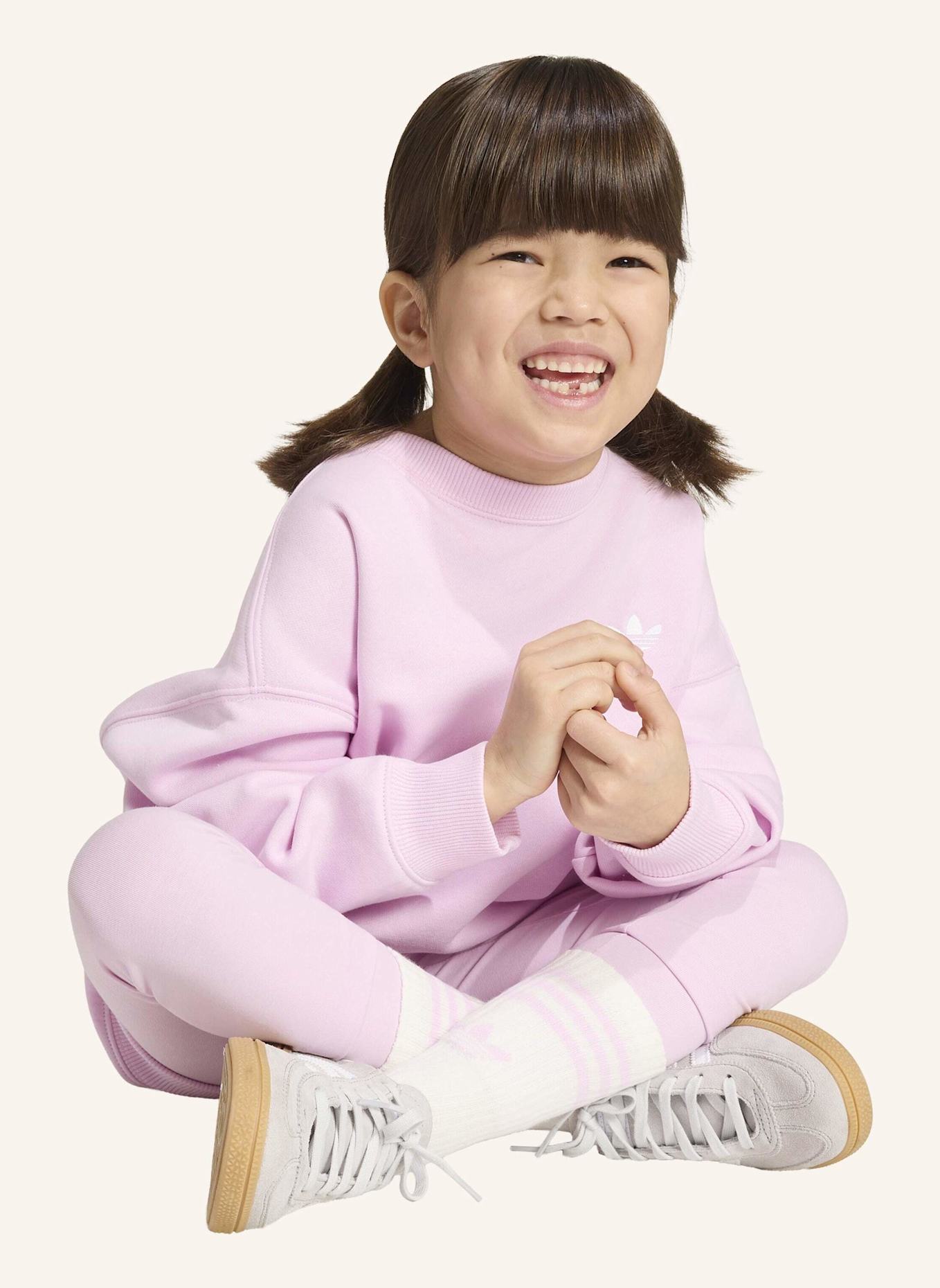 adidas Originals OVERSIZE SET SWEATSHIRT RUNDHALSAUSSCHNITT LEGGINGS: ROSA