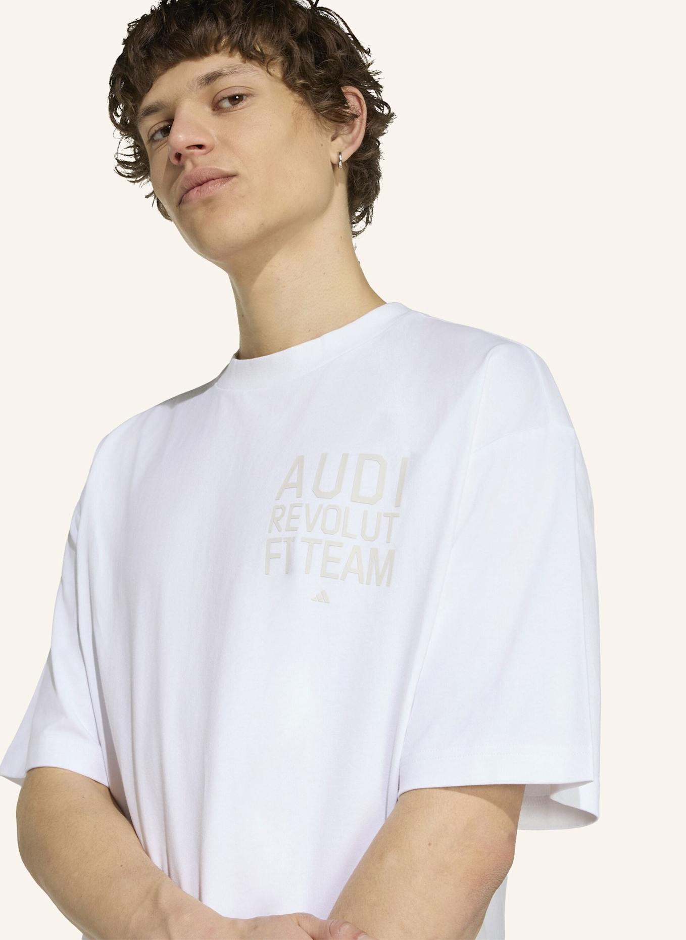 adidas T-Shirt AUDI FORMULA ONE TEAM ELEVATED GRAPHIC II: WEISS/ ROT