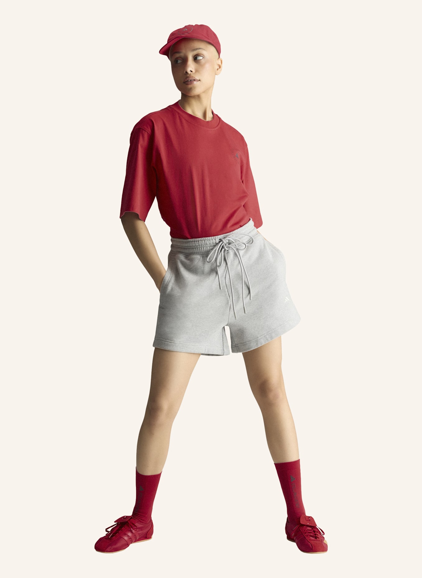adidas by Stella McCartney T-Shirt ADIDAS STELLA MCCARTNEY: ROT