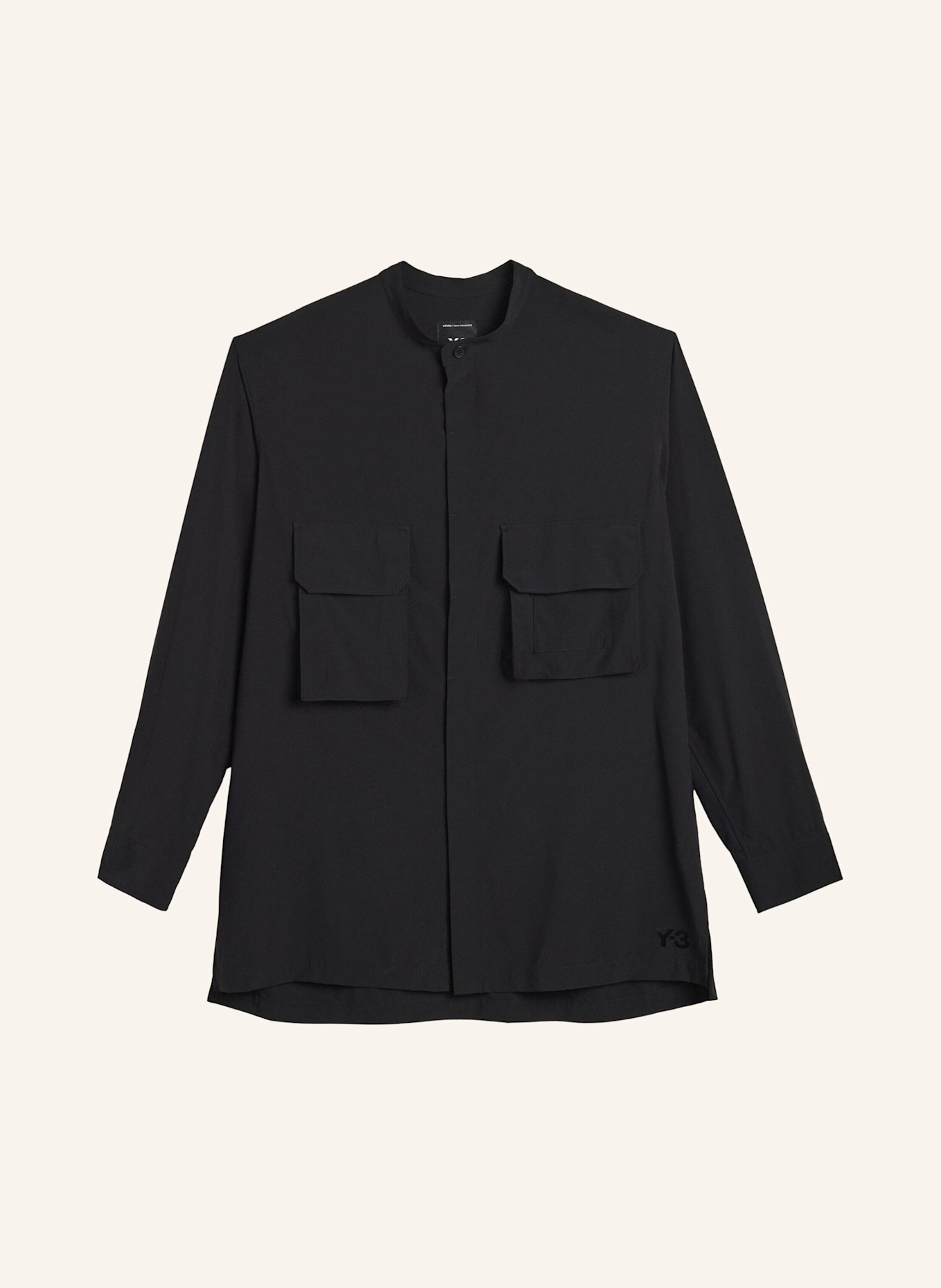 Y-3 Y-3 UT HEMDJACKE: SCHWARZ
