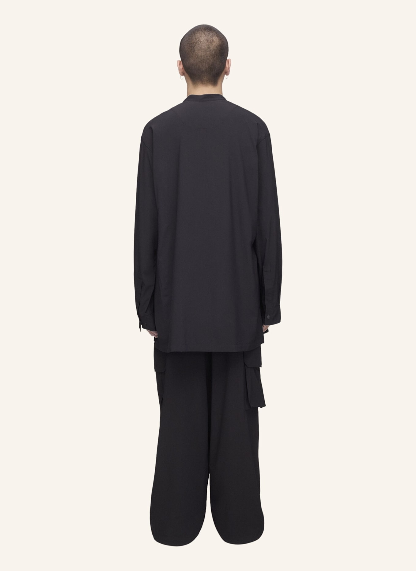 Y-3 Y-3 UT HEMDJACKE: SCHWARZ
